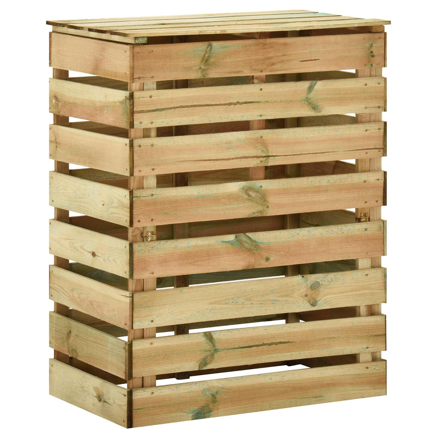 vidaXL Σχάρωμα Κήπου 4 pcs Πράσινο 110 x 58 x 113 εκ Μασίφ Ξύλο Πεύκου