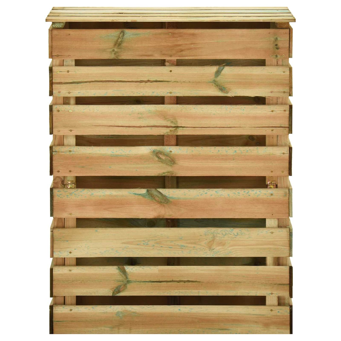 vidaXL Σχάρωμα Κήπου 4 pcs Πράσινο 110 x 58 x 113 εκ Μασίφ Ξύλο Πεύκου