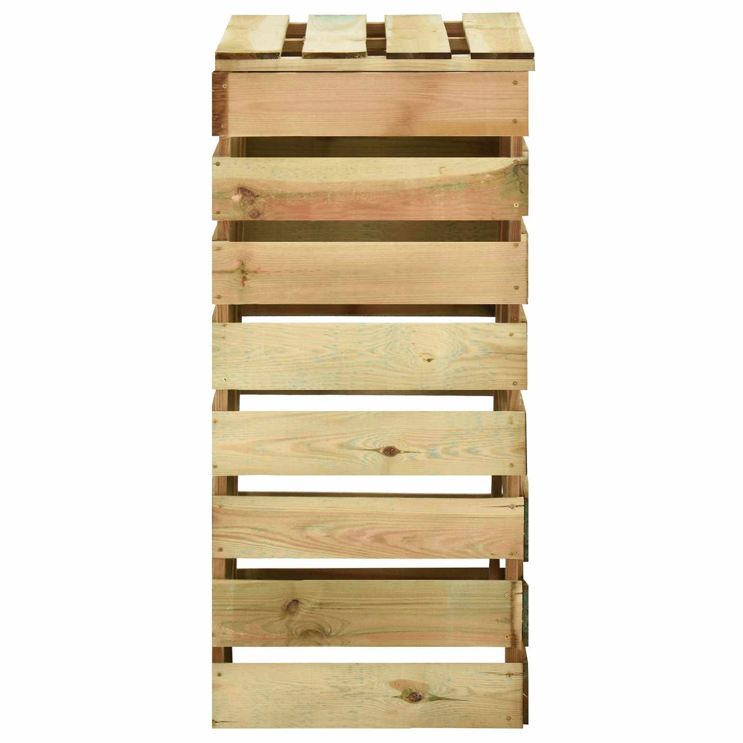 vidaXL Σχάρωμα Κήπου 4 pcs Πράσινο 110 x 58 x 113 εκ Μασίφ Ξύλο Πεύκου