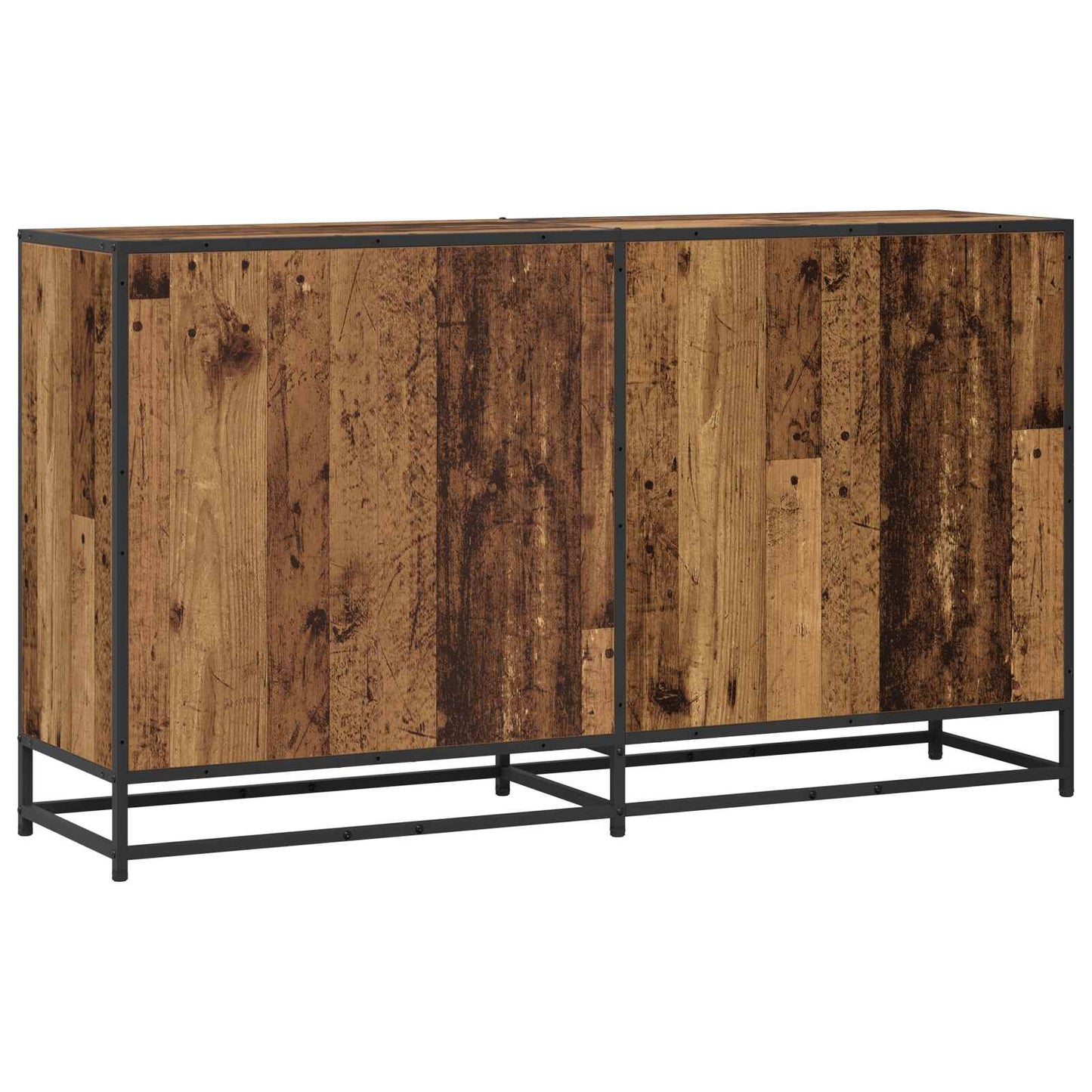 vidaXL Πλαϊνό γραφείο Παλαιωμένο ξύλο 134 x 35 x 76 εκ.