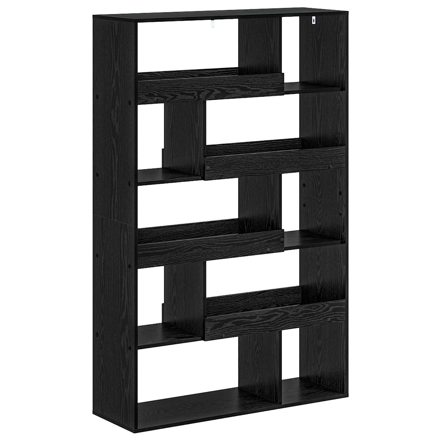 vidaXL Ράφι βιβλίων Μαύρη δρυς 100 x 33 x 156,5 εκ Επεξεργασμένο ξύλο