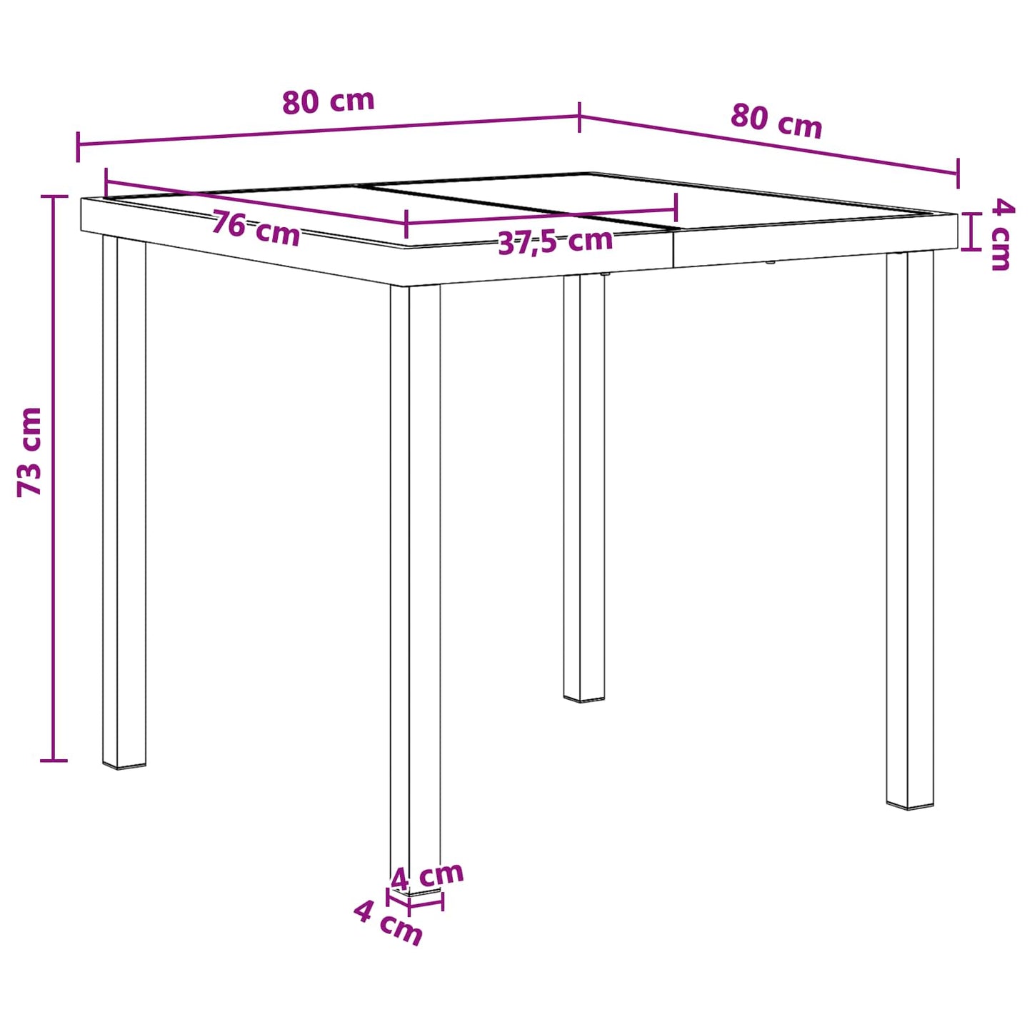 vidaXL Σέτ φαγητού για κήπο 5 pcs Λευκό και Ανοιχτό Γκρι
