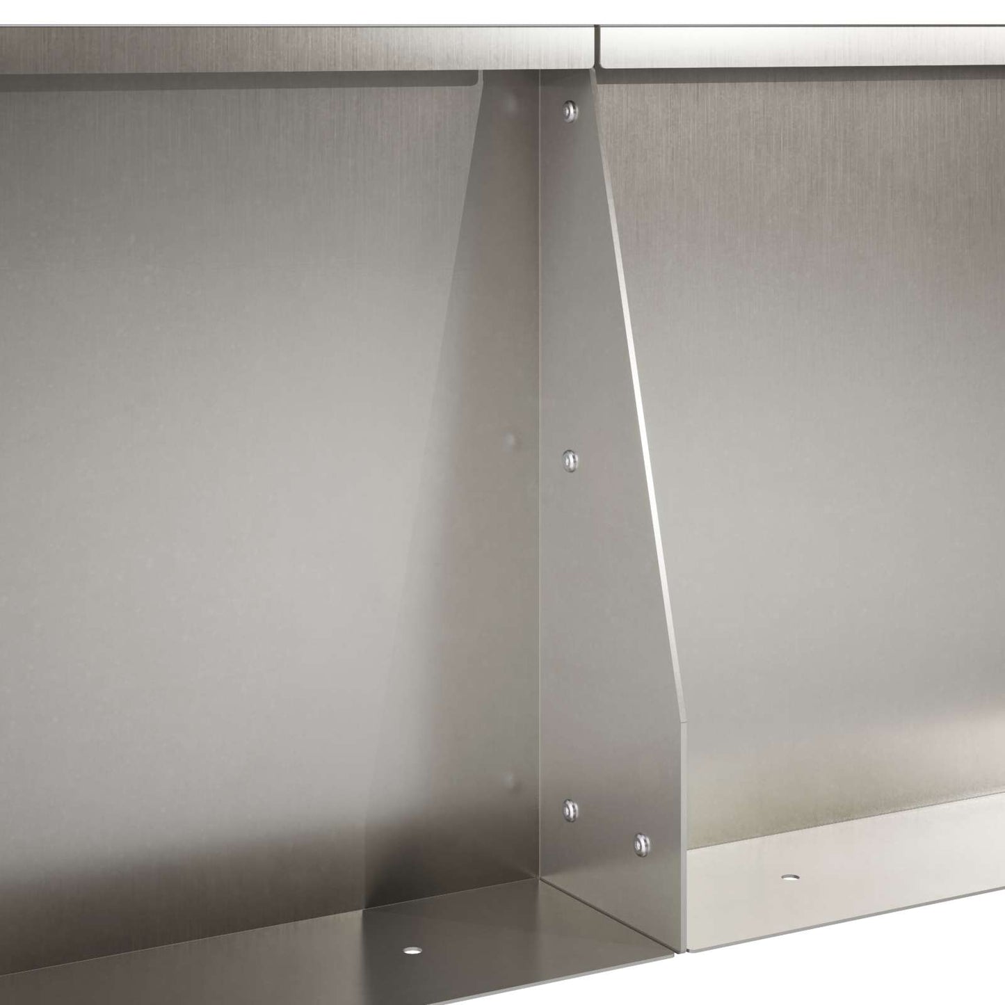 vidaXL Τοίχος Στήριξης 4 τμχ. 100 x 100 x 40 cm Ανοξείδωτο Ατσάλι