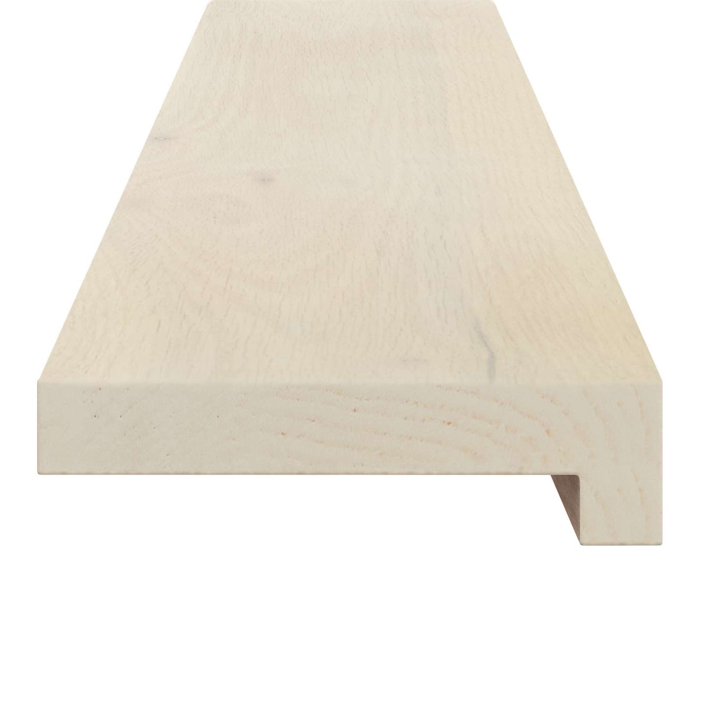 vidaXL Σκαλοπάτι 4 τεμ. 90 x 30 x 2 cm Λευκό Στερεό Ξύλο Δρυός