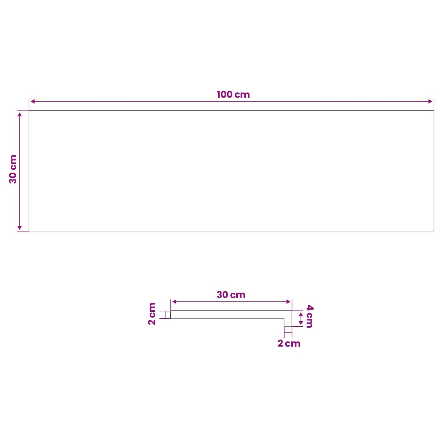 vidaXL Σκαλοπάτι 8 τεμ. 100 x 30 x 2 cm Καφέ Στερεό Ξύλο Δρυός