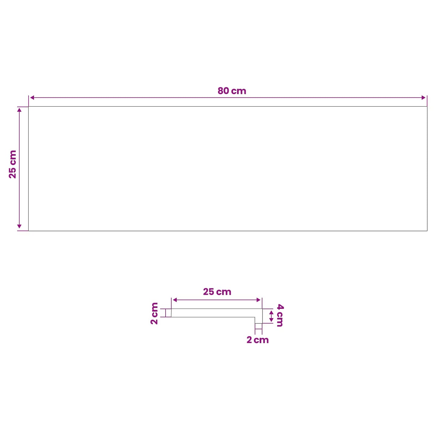 vidaXL Σκαλοπάτι 16 τεμ. 80 x 25 x 2 cm Καφέ Στερεό Ξύλο Δρυός