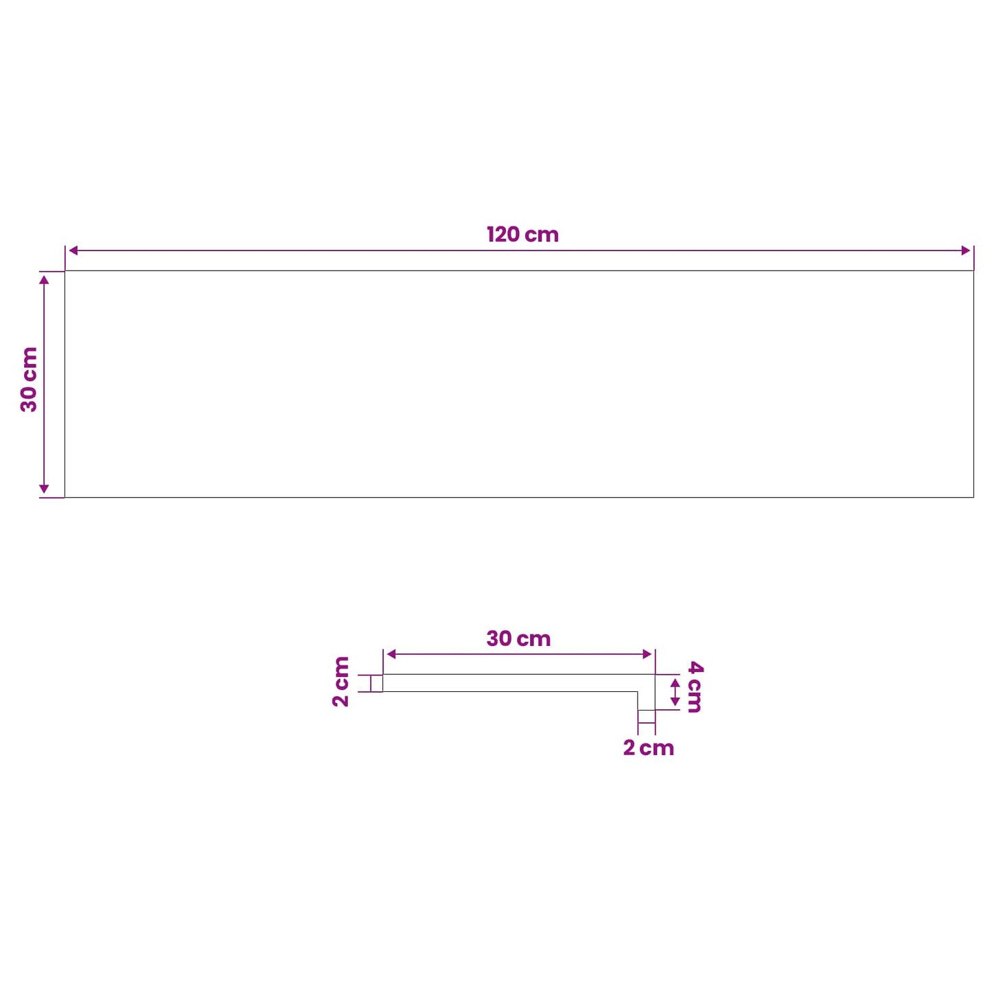 vidaXL Σκαλοπάτι 20 τεμ. 120 x 30 x 2 cm Σκούρο Καφέ Στερεό Ξύλο Δρυός