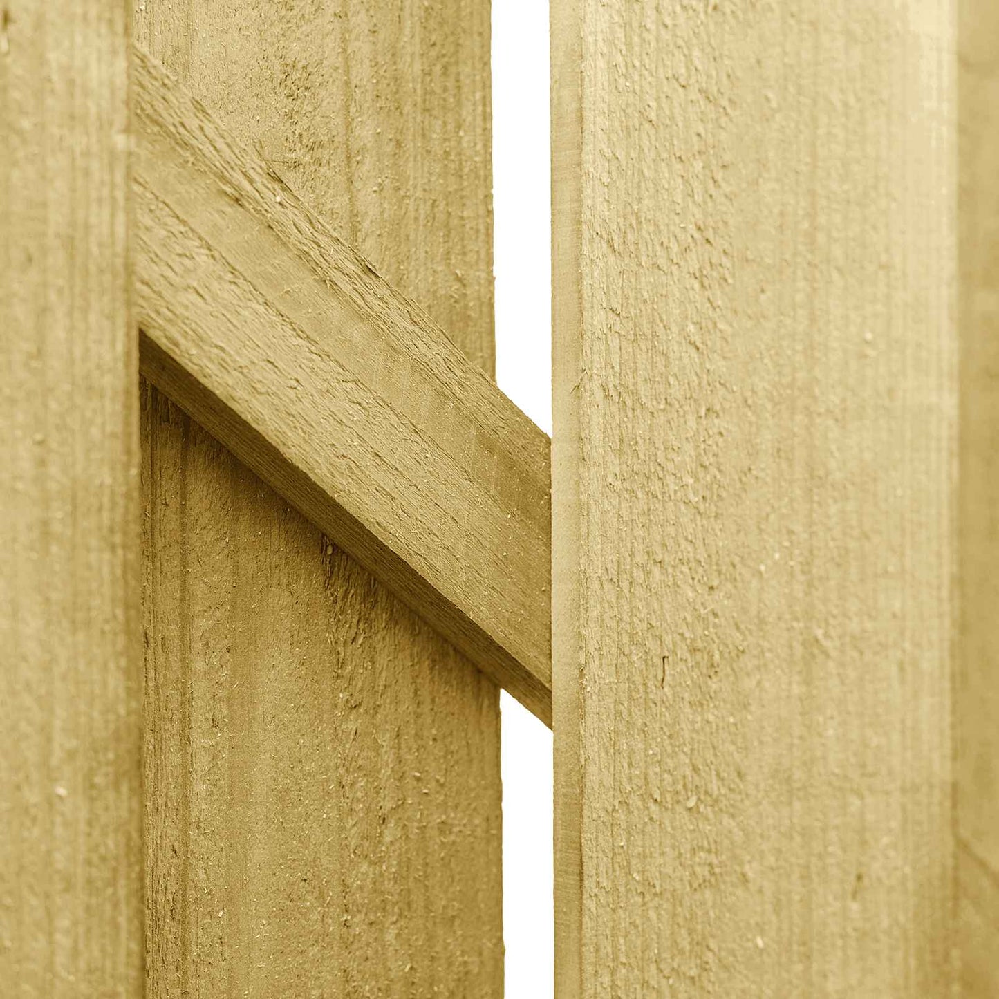 vidaXL Πύλη Κήπου 100 x 75 cm Μασίφ Ξύλο Πεύκου Πράσινο