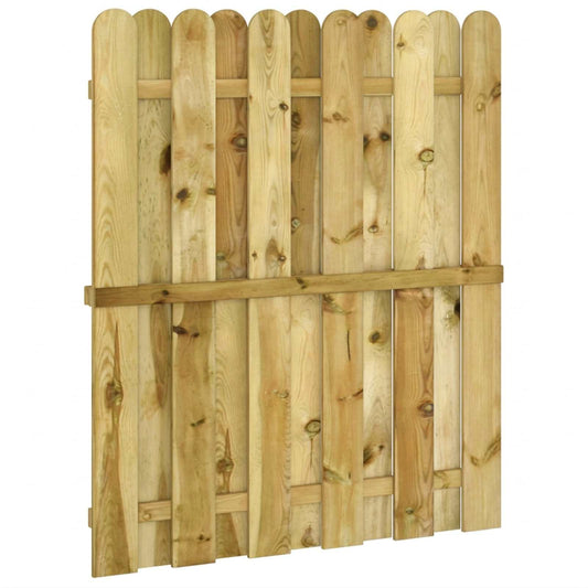 vidaXL Πύλη Κήπου 100 x 125 cm Μασίφ Ξύλο Πεύκου Πράσινο