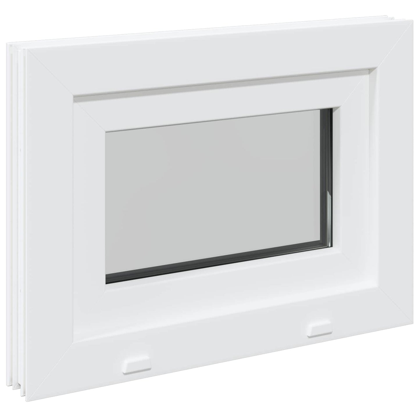 vidaXL Παράθυρο με Κλίση Υπόγειου RISOR 55 x 40 cm