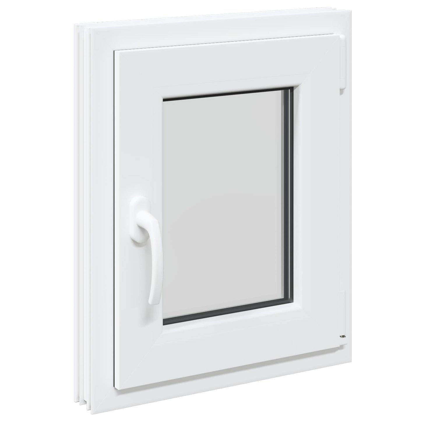 vidaXL Παράθυρο Κάτω Στρώματος RISOR 50 x 55 εκ PVC και Γυαλί