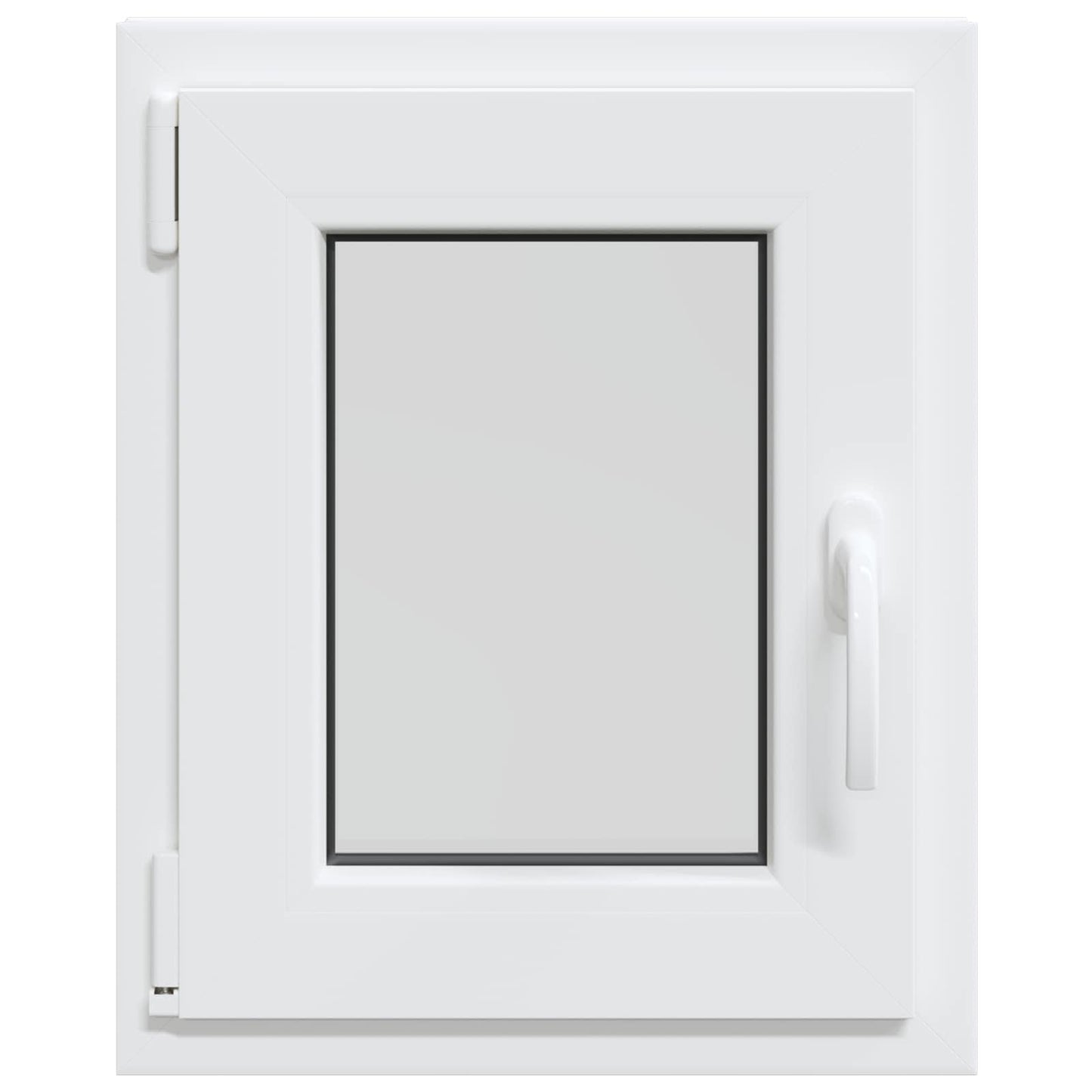 vidaXL Παράθυρο Κάτω Στρώματος RISOR 50 x 55 εκ PVC και Γυαλί
