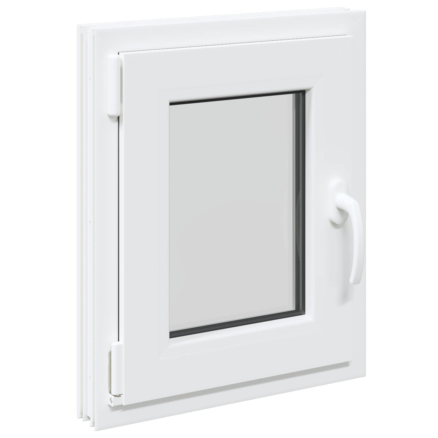 vidaXL Παράθυρο Κάτω Στρώματος RISOR 50 x 55 εκ PVC και Γυαλί
