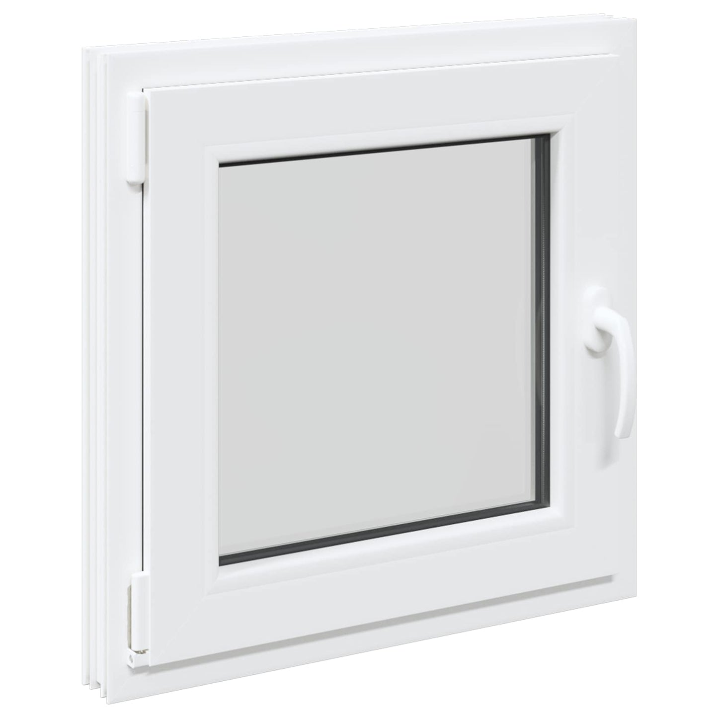 vidaXL Παράθυρο Κάτω Στρώματος RISOR 55 x 55 εκ PVC και Γυαλί
