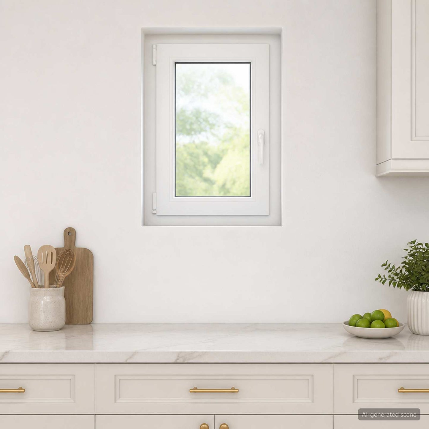 vidaXL Παράθυρο Κάτω Στρώματος RISOR 40 x 80 cm PVC και Γυαλί