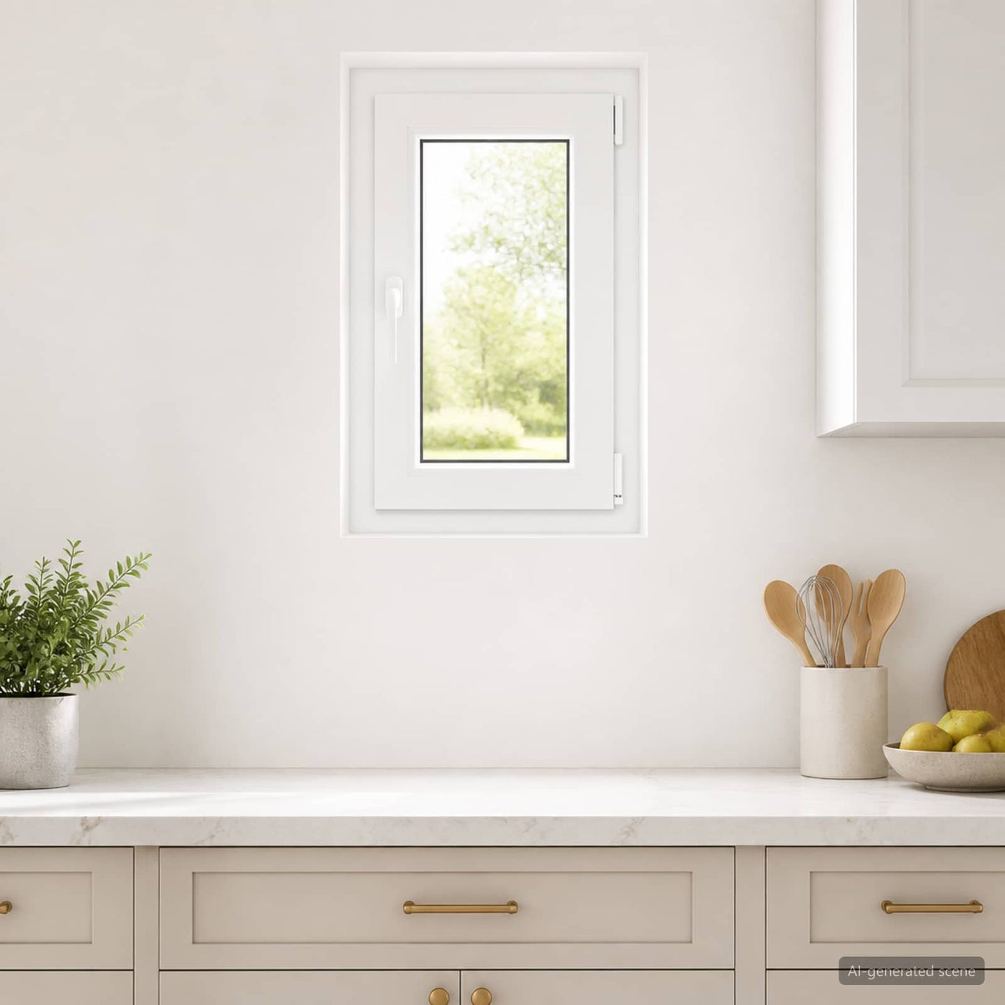 vidaXL Παράθυρο Κάτω Στρώματος RISOR 50 x 80 cm PVC και Γυαλί