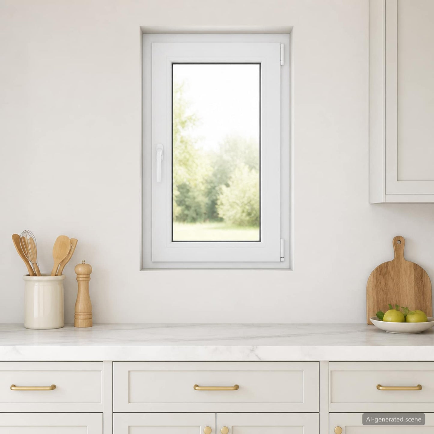 vidaXL Παράθυρο Κάτω Στρώματος RISOR 50 x 100 cm PVC και Γυαλί