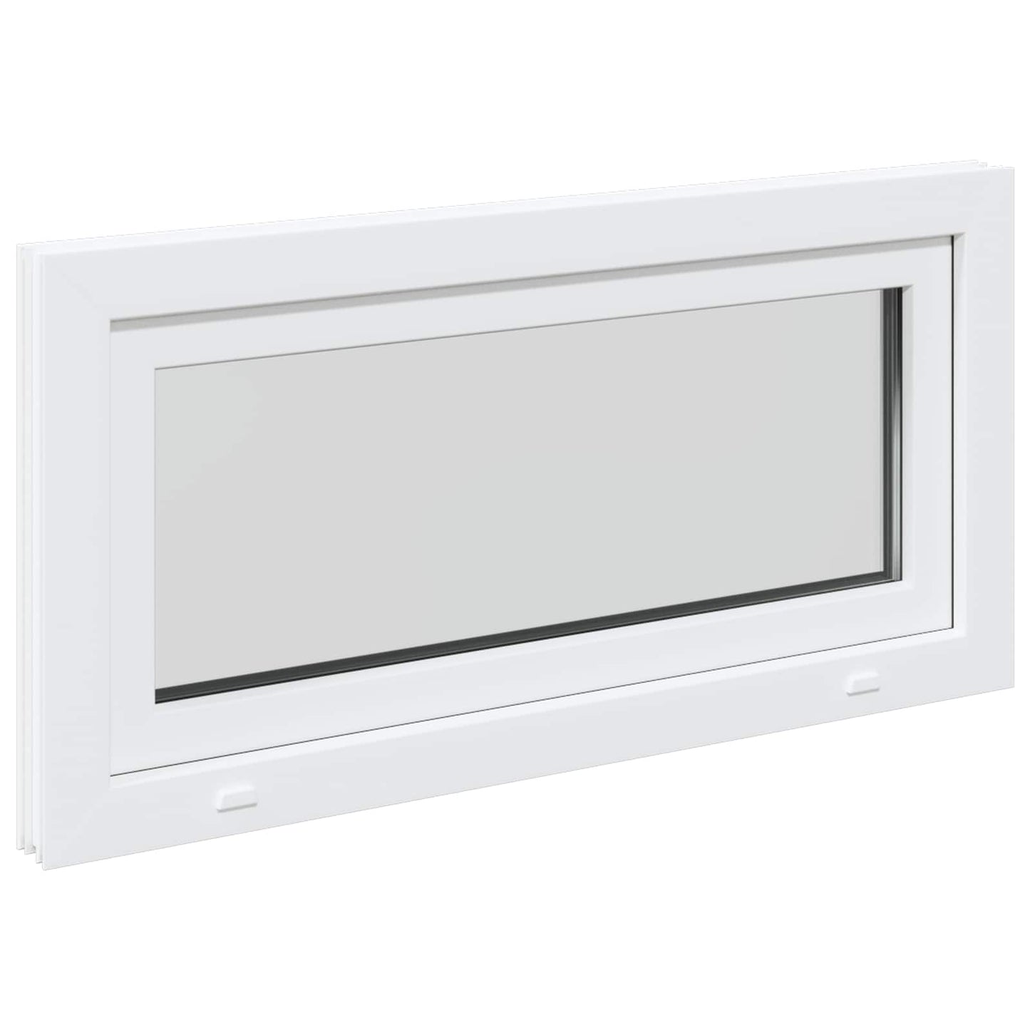 vidaXL Παράθυρο Κάτω Στρώματος RISOR 50 x 55 εκ PVC και Γυαλί