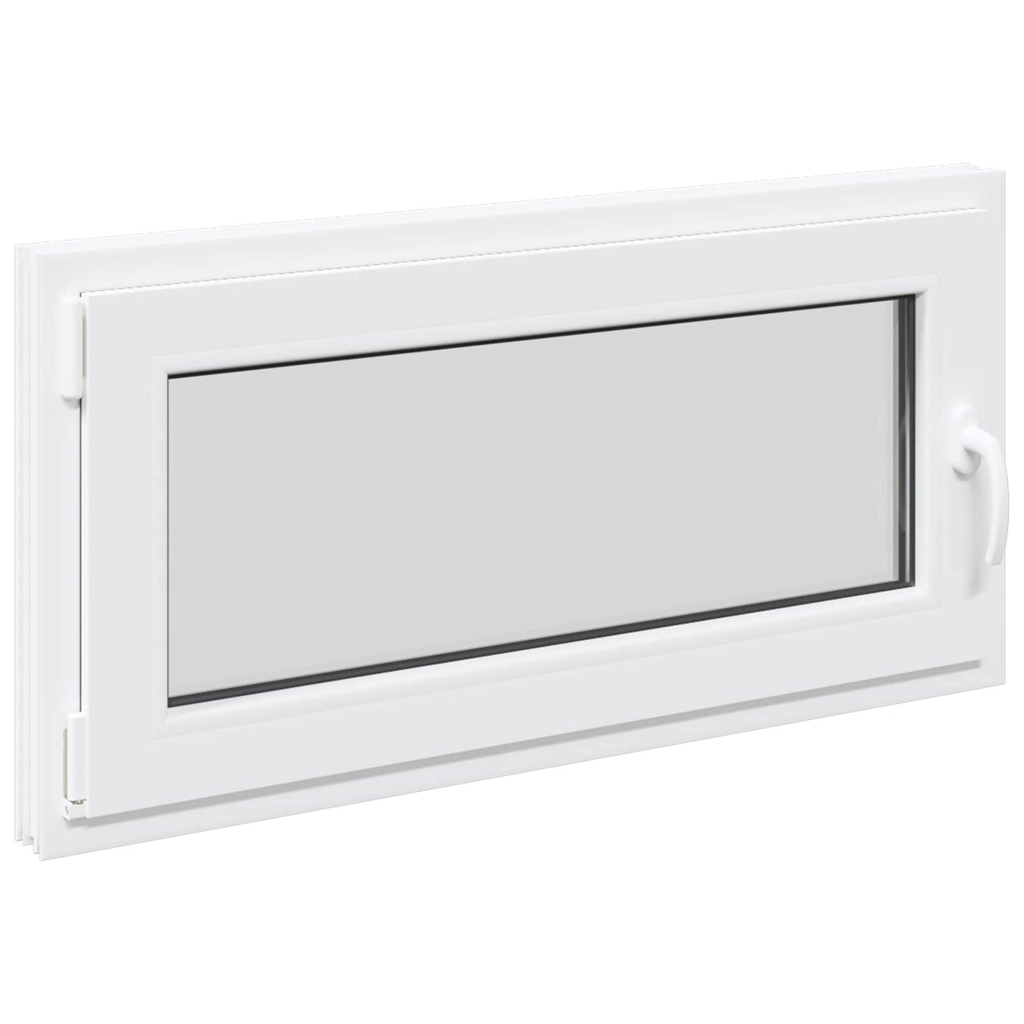 vidaXL Παράθυρο Κάτω Στρώματος RISOR 50 x 55 εκ PVC και Γυαλί