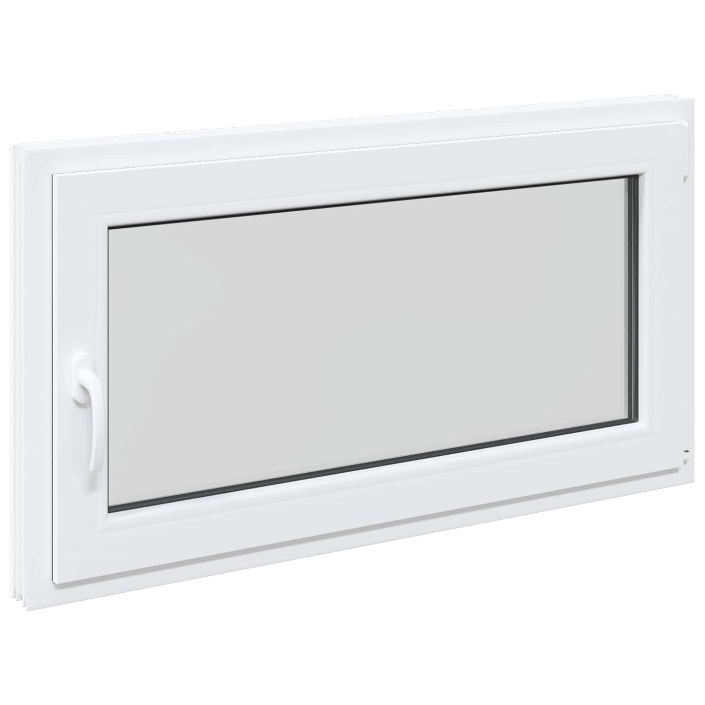 vidaXL Παράθυρο Κάτω Στρώματος RISOR 110 x 55 εκ. PVC και Γυαλί