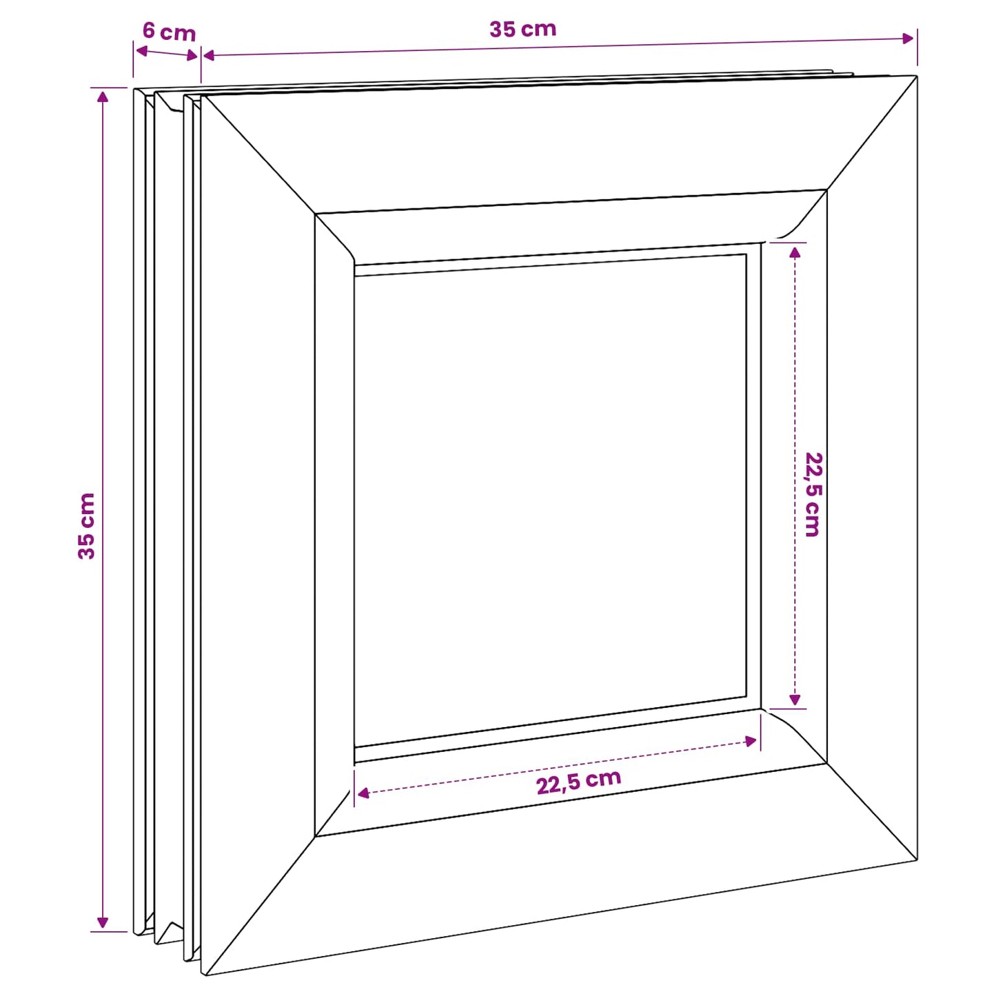 vidaXL Παράθυρο Υπογείου RISOR 35 x 35 cm PVC και Γυαλί
