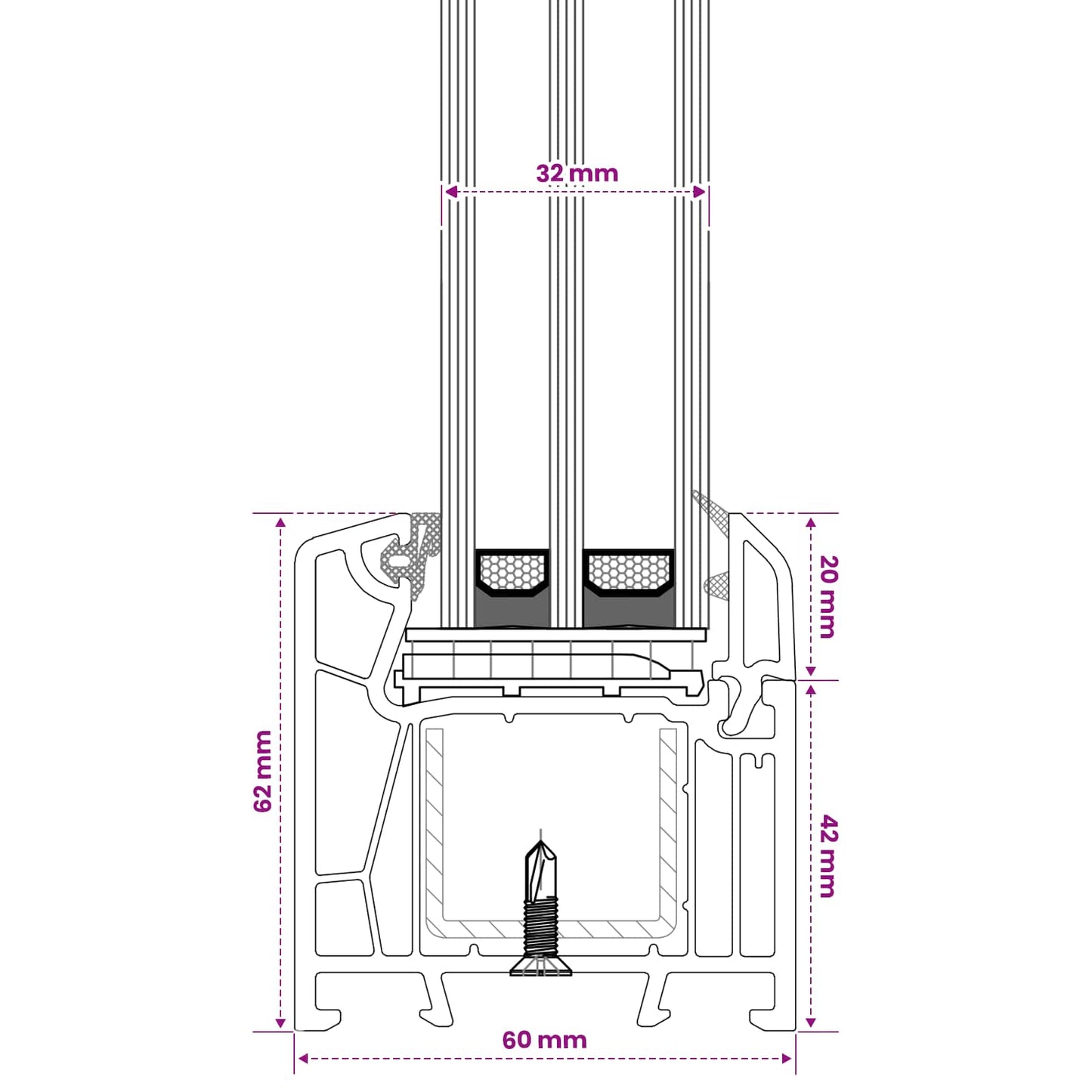 vidaXL Παράθυρο Υπογείου RISOR 30 x 45 εκ PVC και Γυαλί