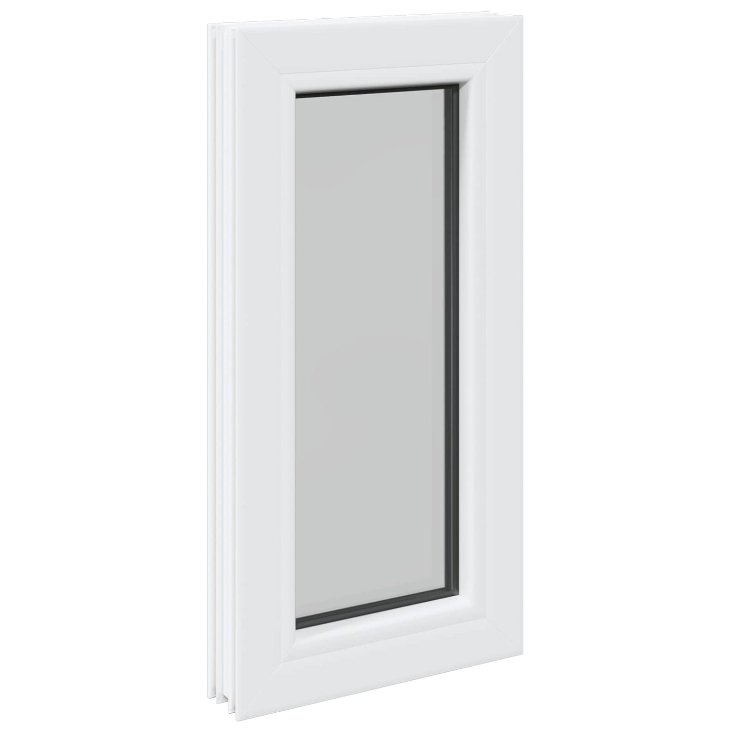 vidaXL Παράθυρο Υπογείου RISOR 35 x 45 εκ PVC και Γυαλί
