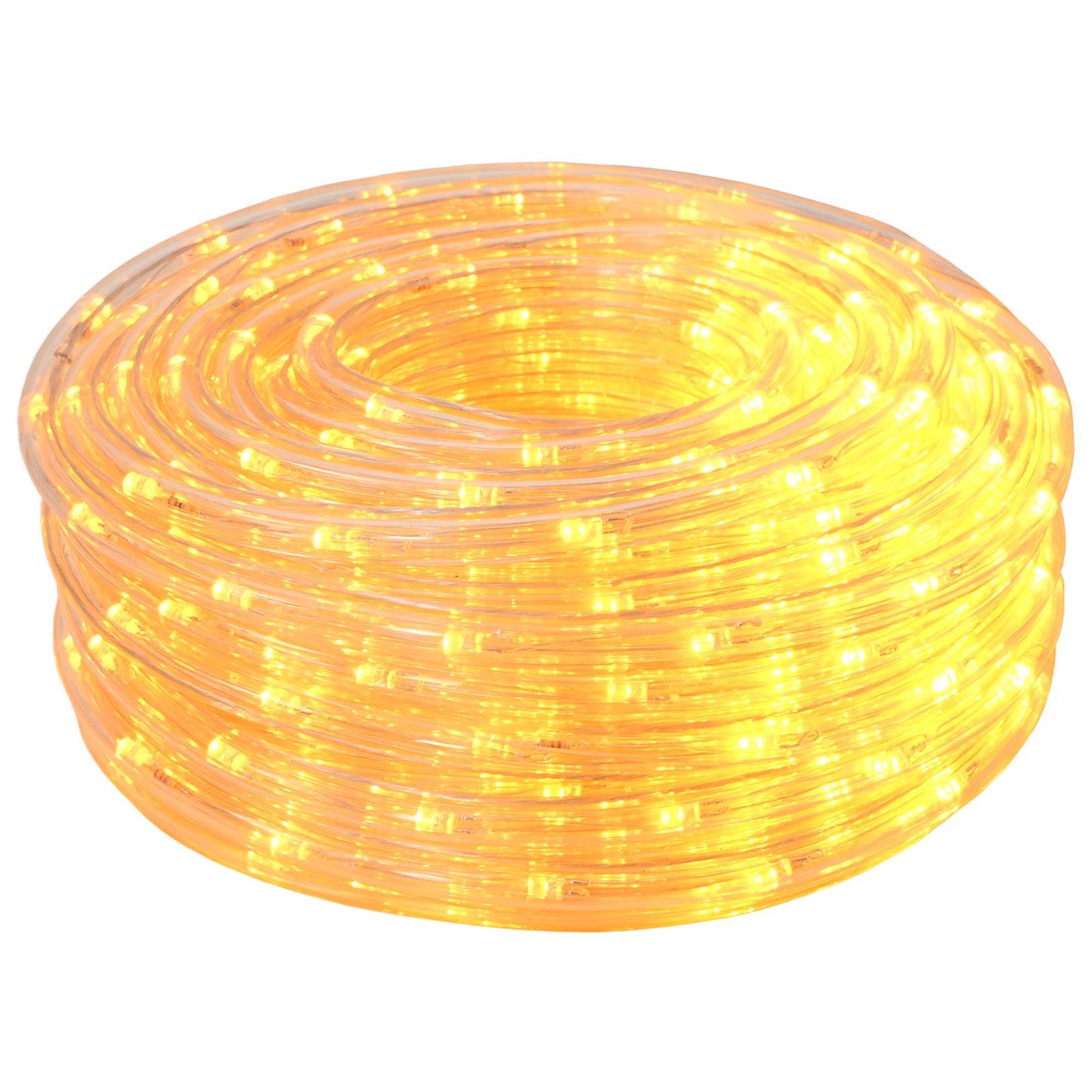vidaXL Χριστουγεννιάτικος φωτοσωλήνας LED 2400 LED Κίτρινο 100 m