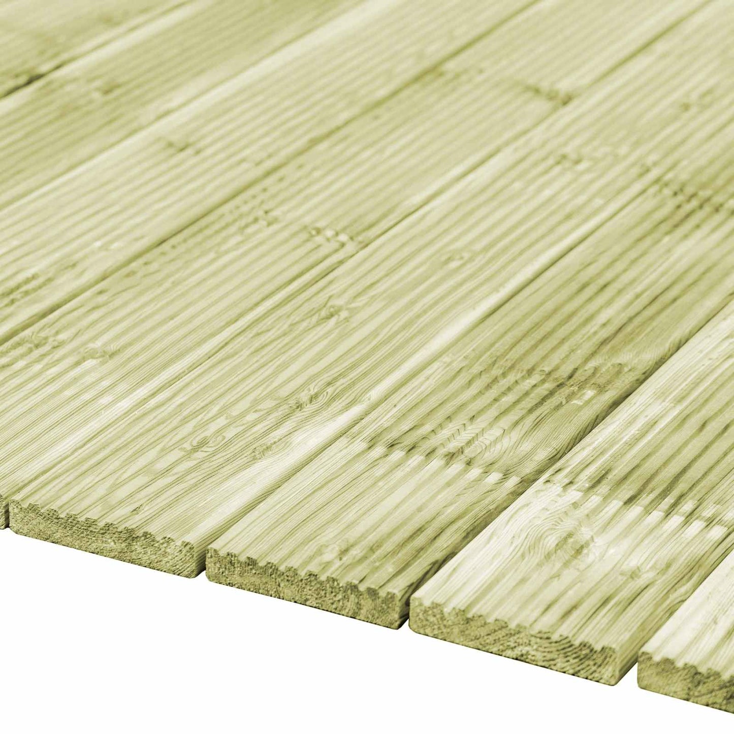 vidaXL Πίνακας Δαπεδόστρωσης 8 pcs Πράσινο Εμποτισμένο 1,16 τ.μ.