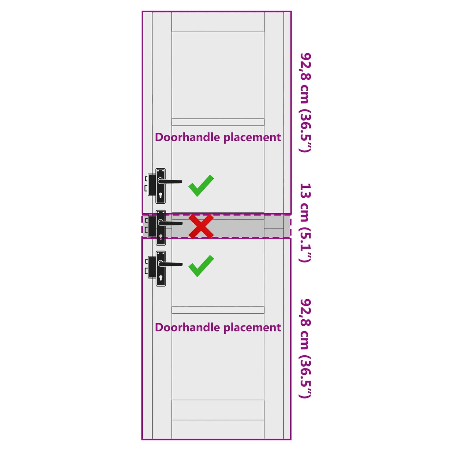 vidaXL Εσωτερική Πόρτα 61 x 198,5 εκ. Κόντρα πλακέ Λευκό