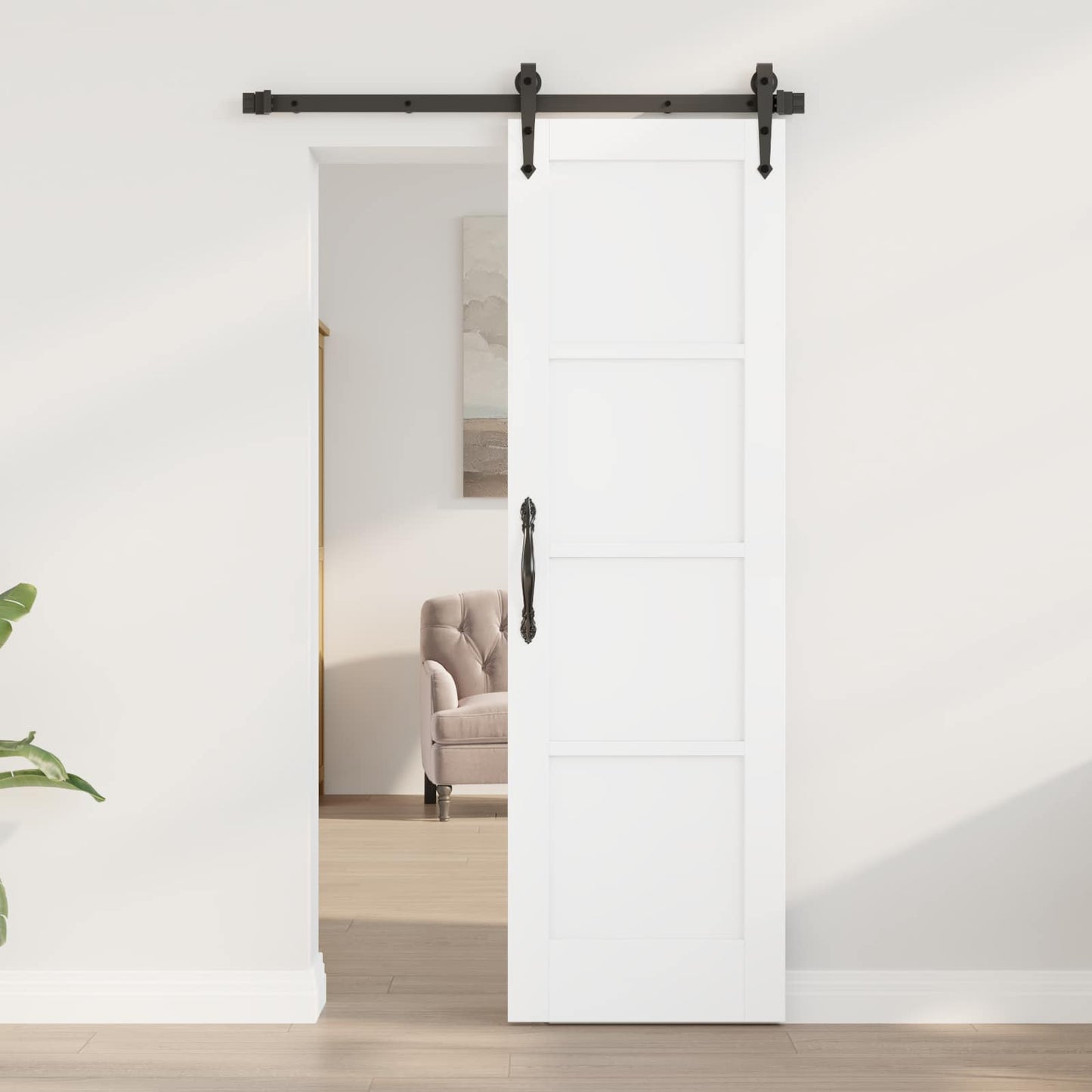 vidaXL Εσωτερική Πόρτα 61 x 198,5 εκ. Κόντρα πλακέ Λευκό