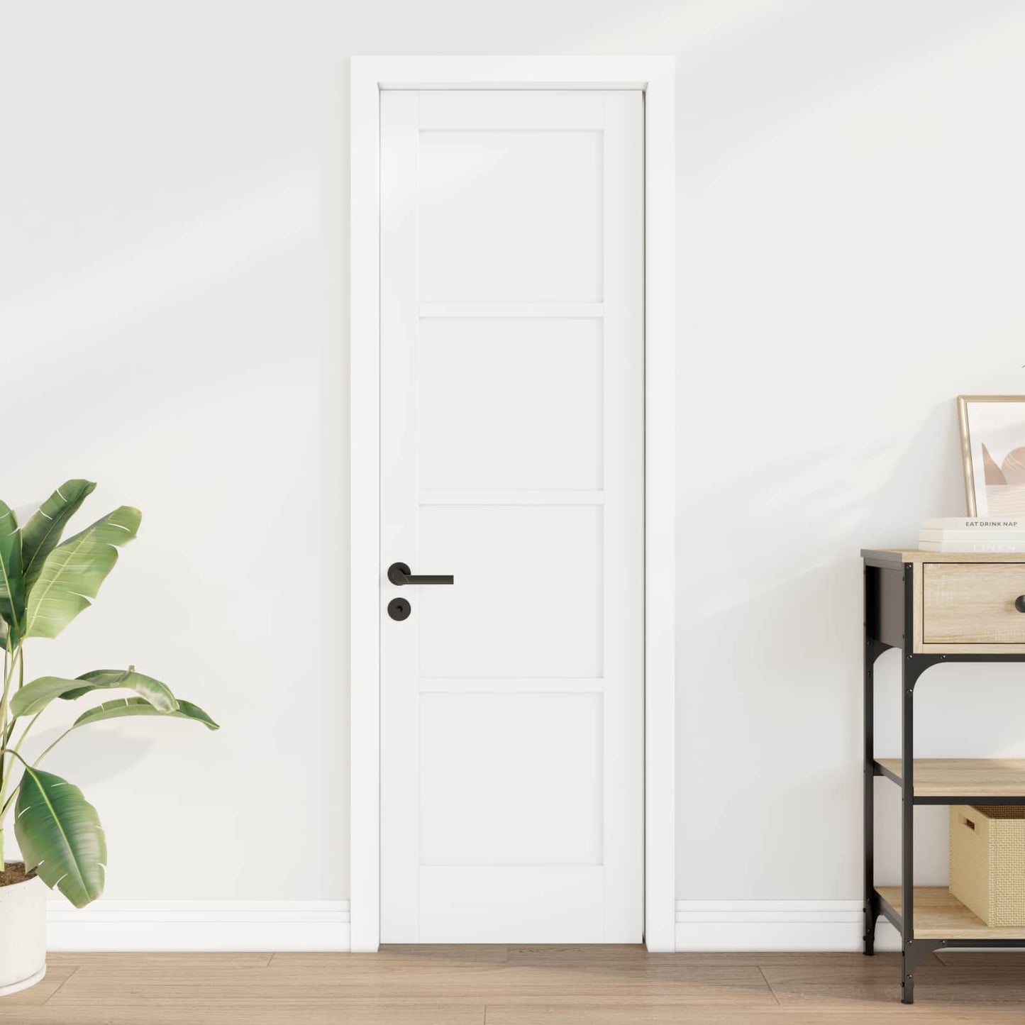 vidaXL Εσωτερική Πόρτα 61 x 198,5 εκ. Κόντρα πλακέ Λευκό
