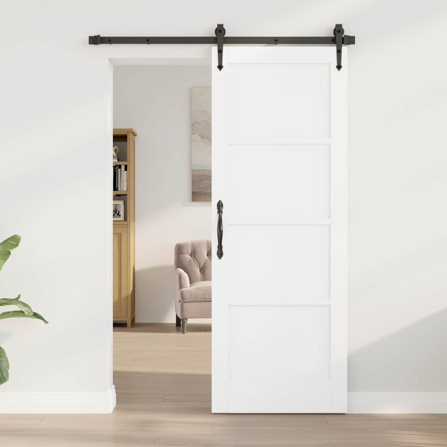 vidaXL Εσωτερική Πόρτα 73,5 x 198,5 εκ. Κόντρα πλακέ Λευκό