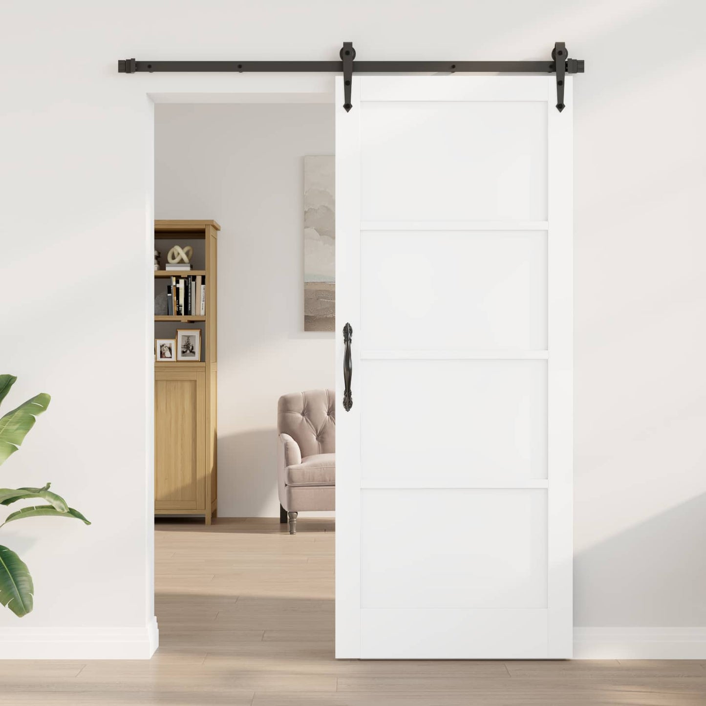 vidaXL Εσωτερική Πόρτα 86 x 211 cm Κόντρα πλακέ Λευκό