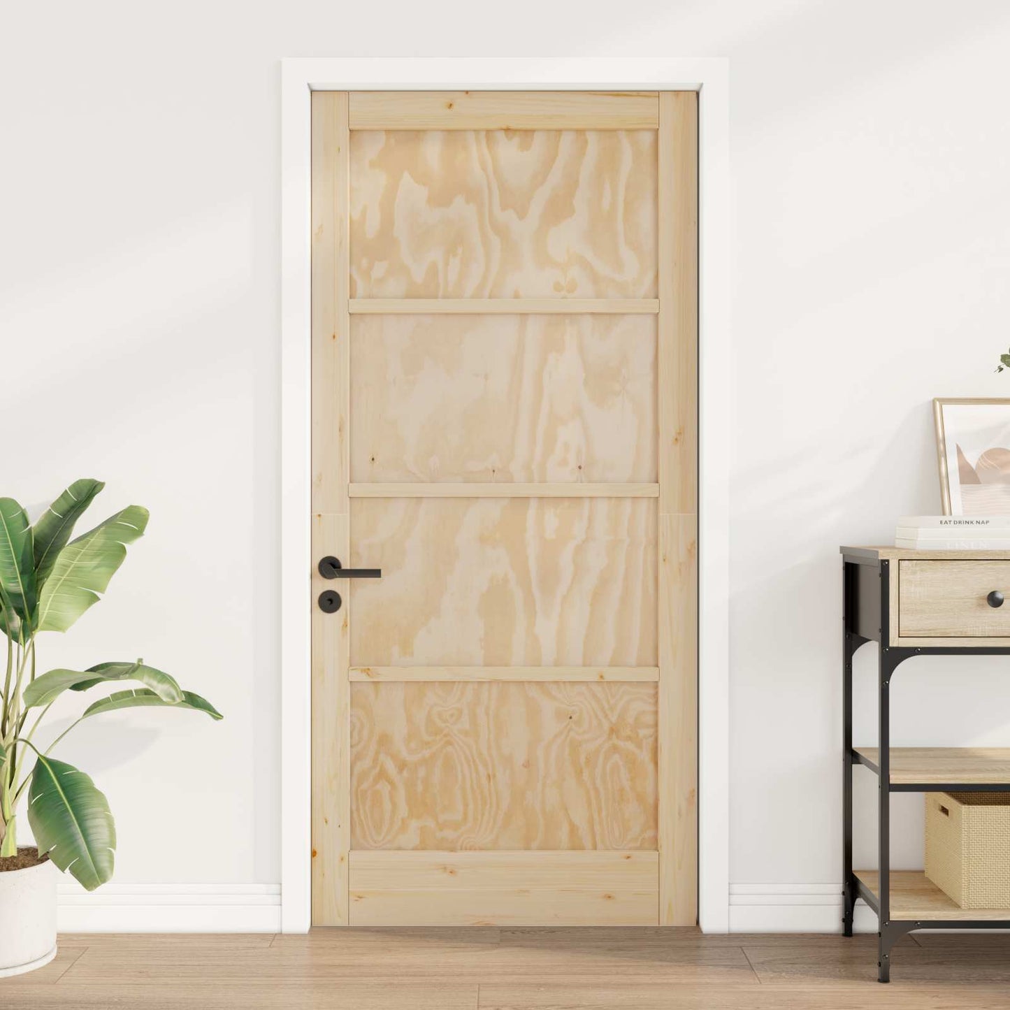 vidaXL Εσωτερική Πόρτα 93 x 202 cm Κόντρα πλακέ Φυσικό