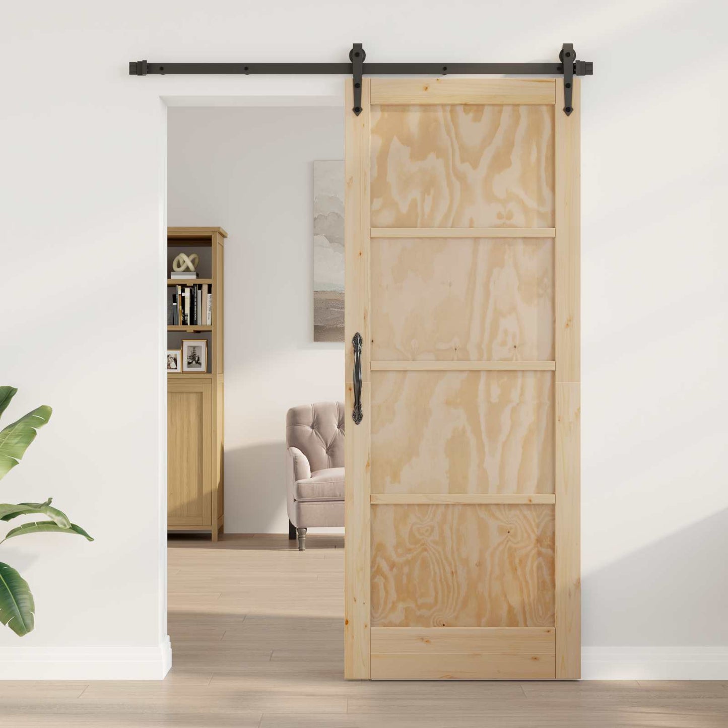 vidaXL Εσωτερική Πόρτα 93 x 211 εκ. Κόντρα πλακέ Φυσικό