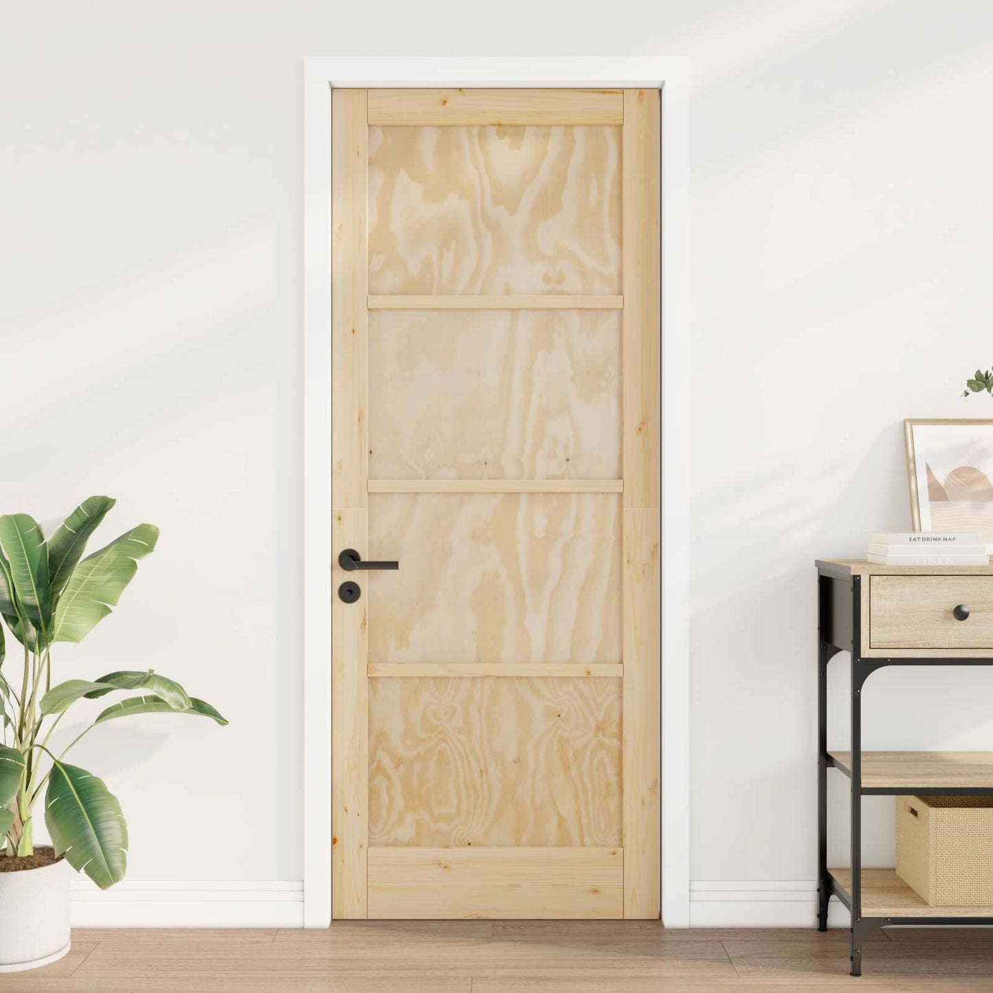 vidaXL Εσωτερική Πόρτα 93 x 211 εκ. Κόντρα πλακέ Φυσικό