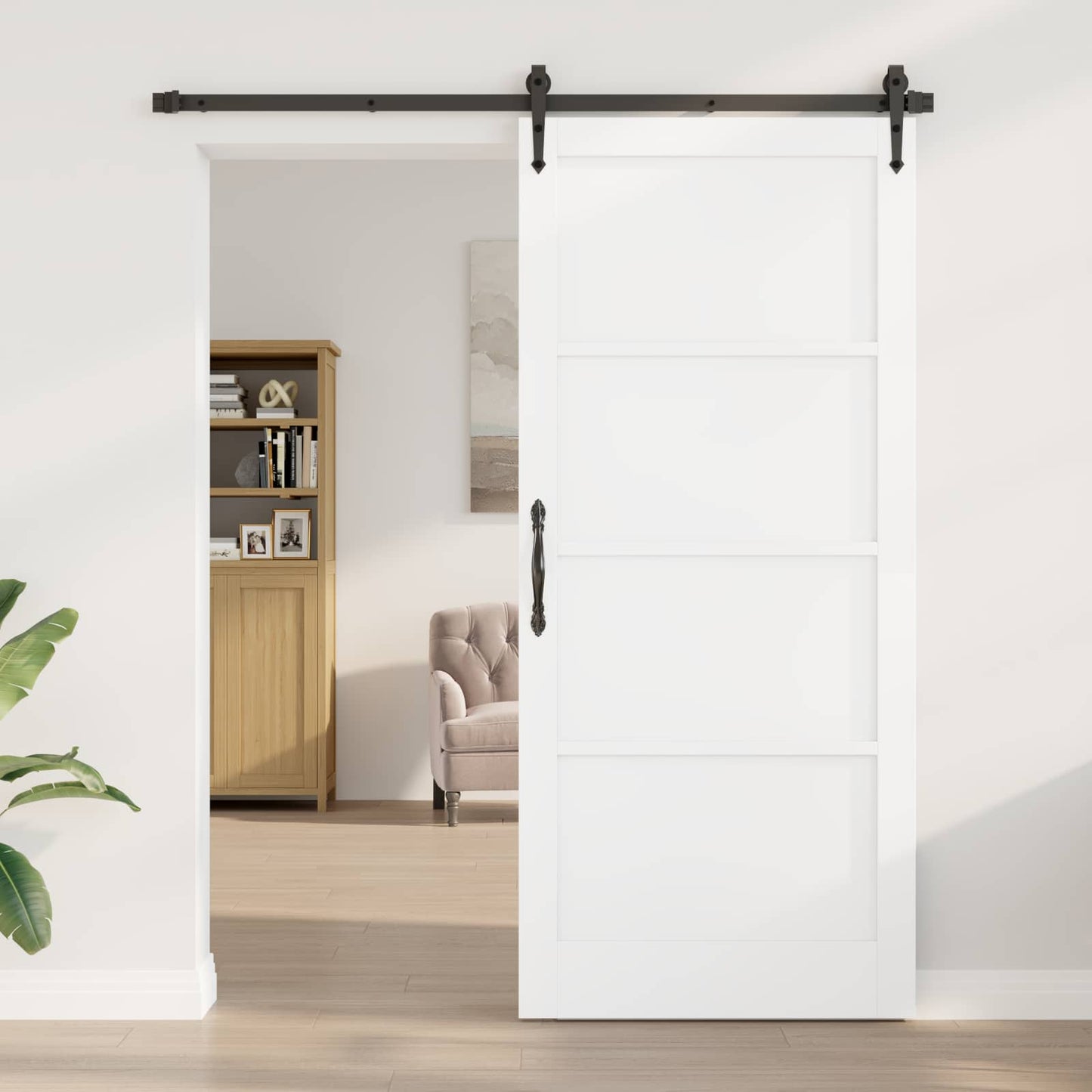 vidaXL Εσωτερική Πόρτα 93 x 211 εκ. Κόντρα πλακέ Λευκό