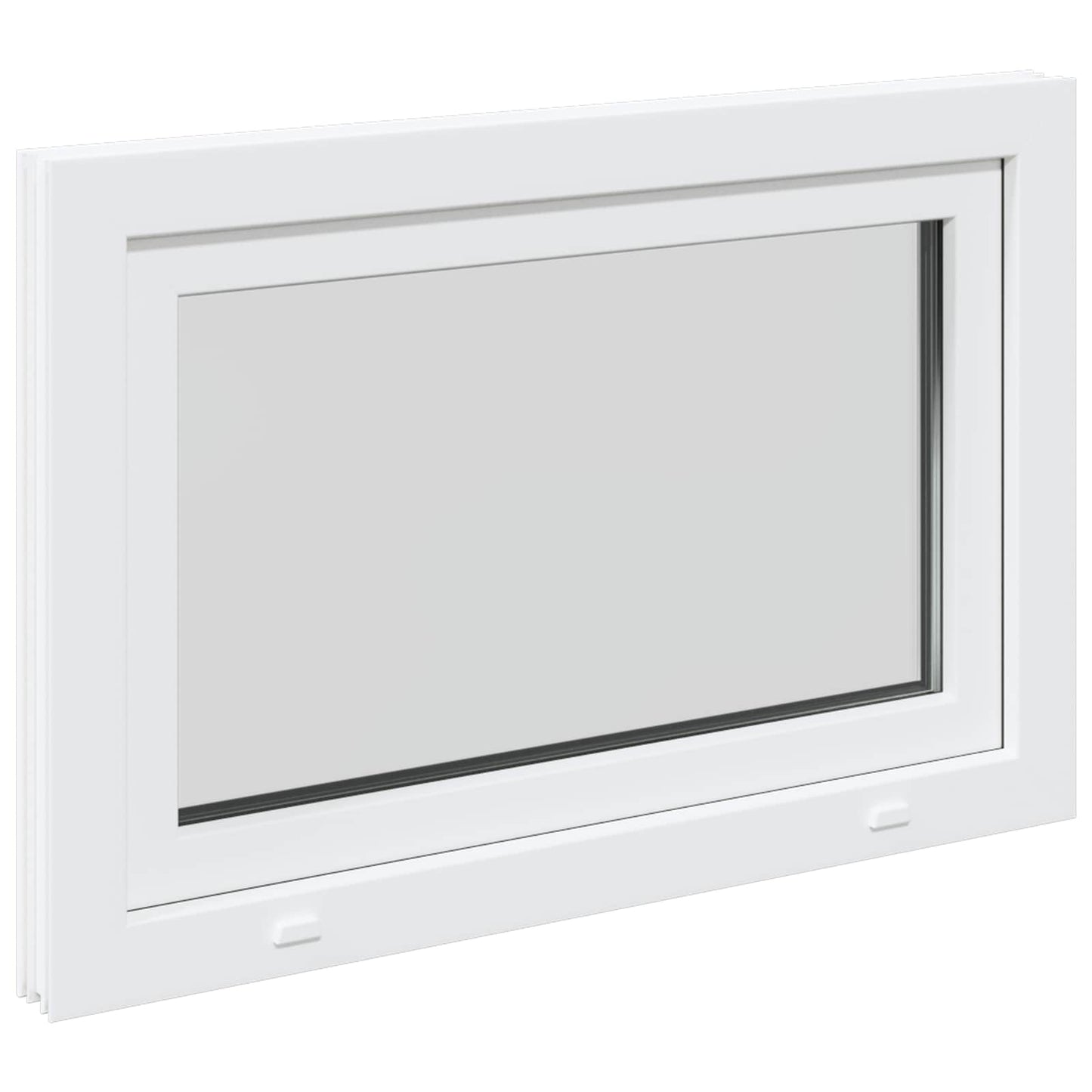 Παράθυρο Κάτω Στρώματος RISOR 90 x 70 cm PVC και Γυαλί Λευκό
