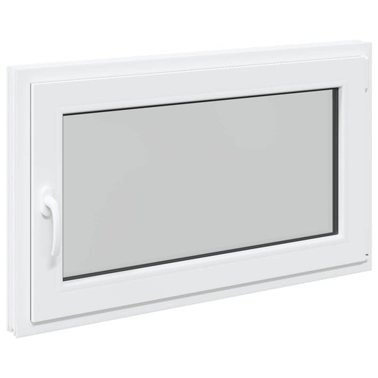 Παράθυρο Κάτω Στρώματος RISOR 100 x 60 cm PVC και Γυαλί Λευκό