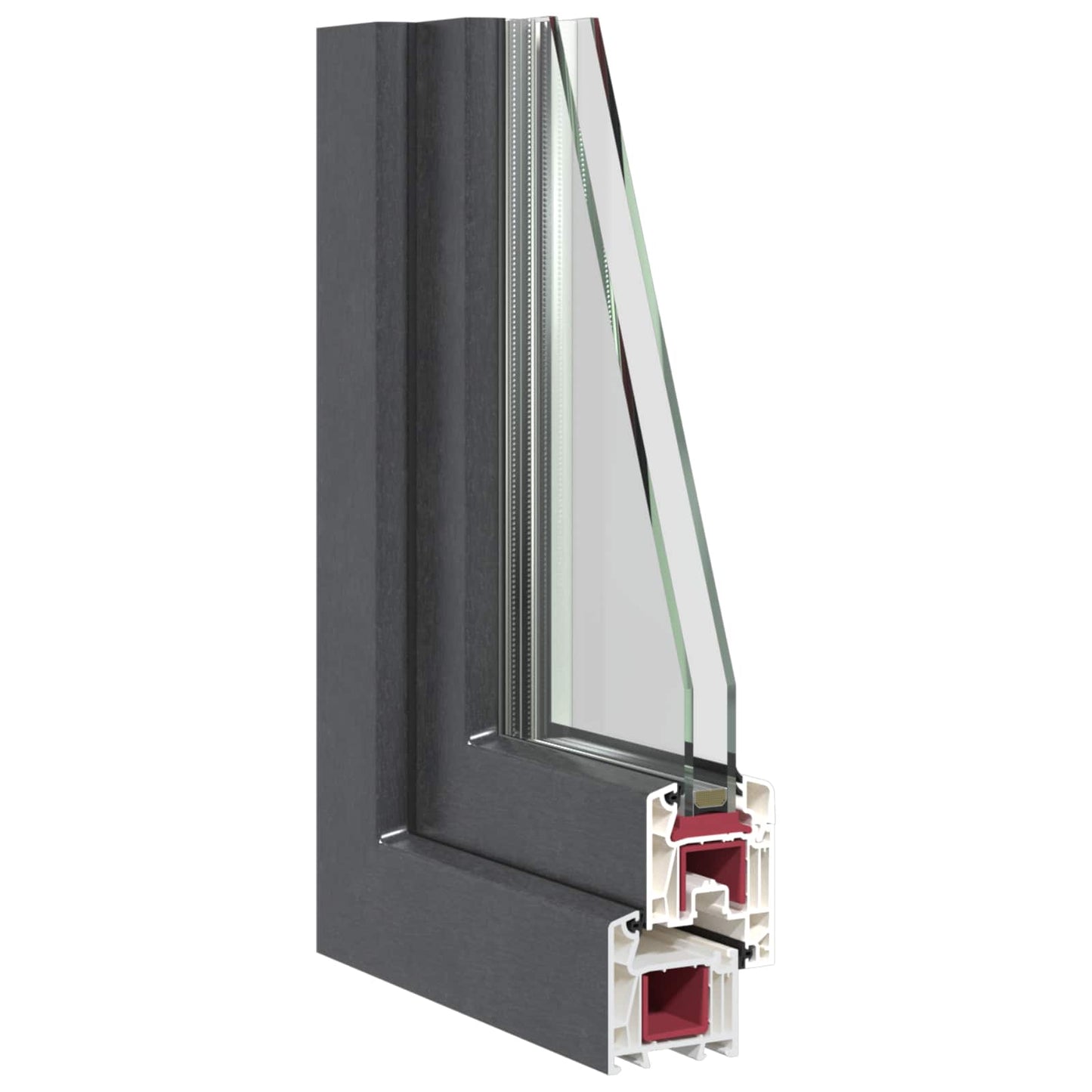vidaXL Παράθυρο Υπογείου με Κλίση και Στροφή RISOR 60 x 80 cm