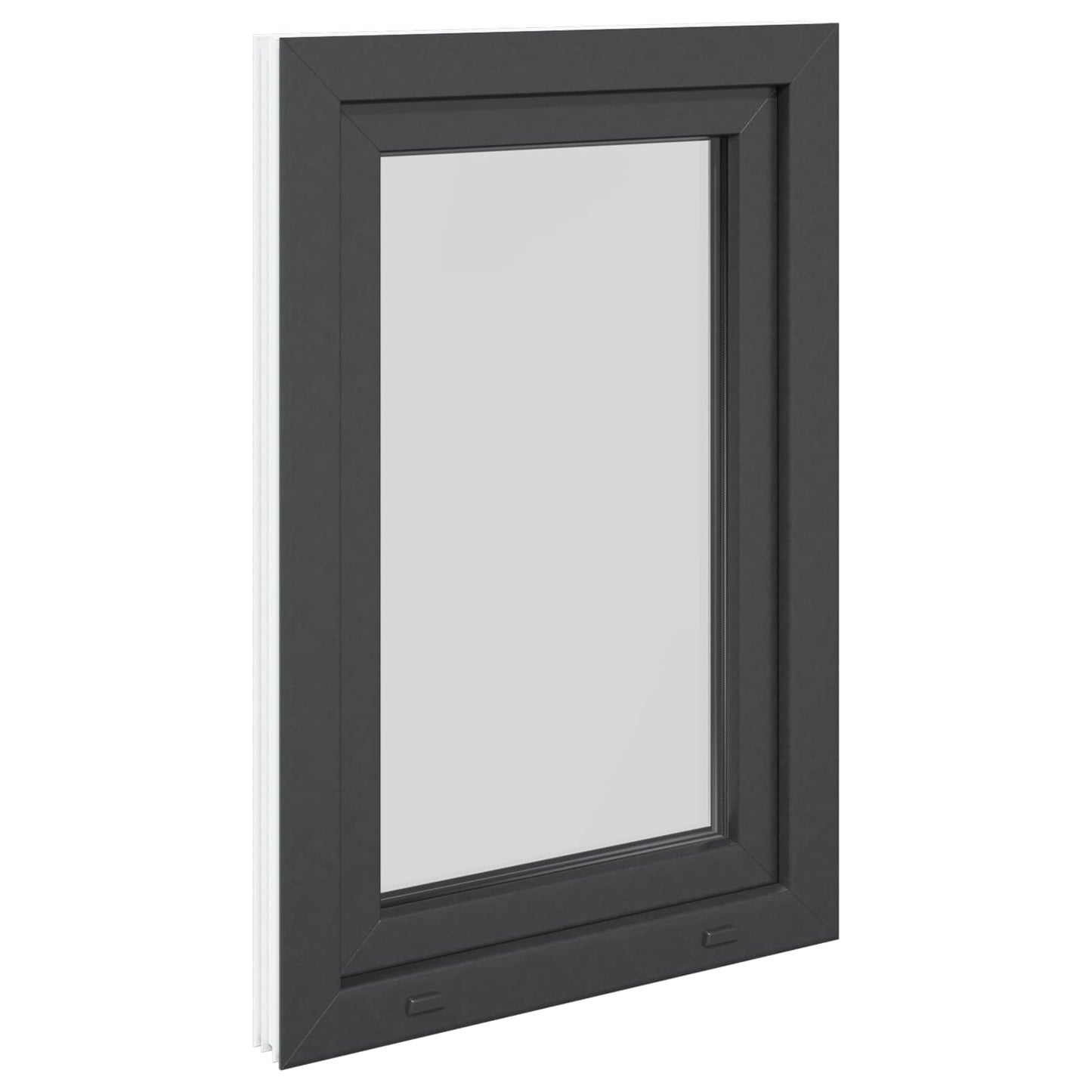 vidaXL Παράθυρο Υπογείου με Κλίση και Στροφή RISOR 60 x 80 cm
