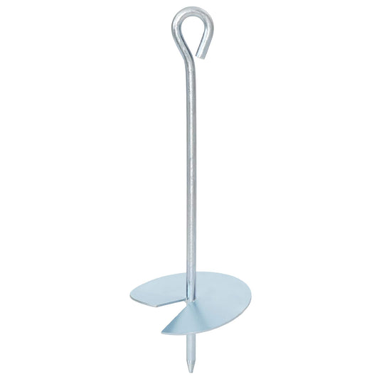 vidaXL Γείωση 4 pcs Ασημί Ø10 x 30 εκ Γαλβανισμένο Μέταλλο