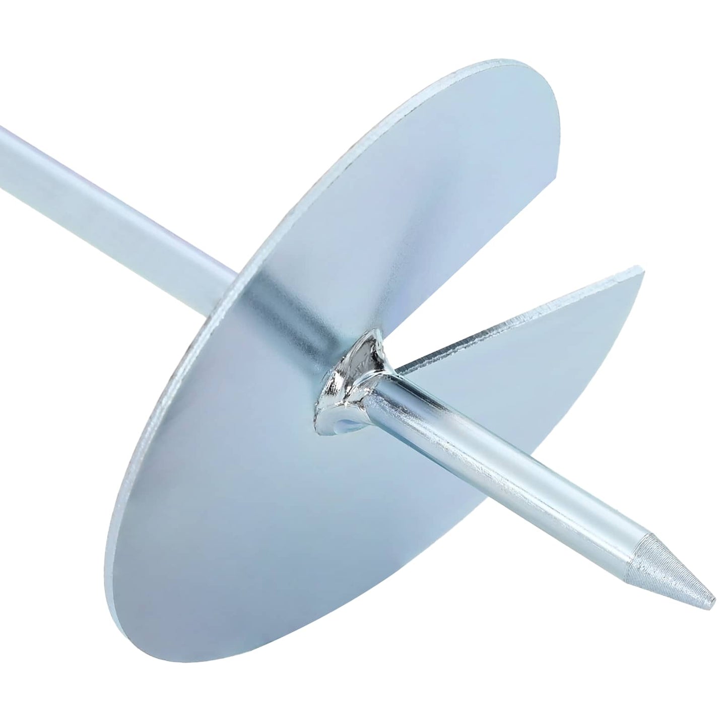 vidaXL Γείωση 2 pcs Ασημί Ø10 x 50 εκ Γαλβανισμένο Μέταλλο