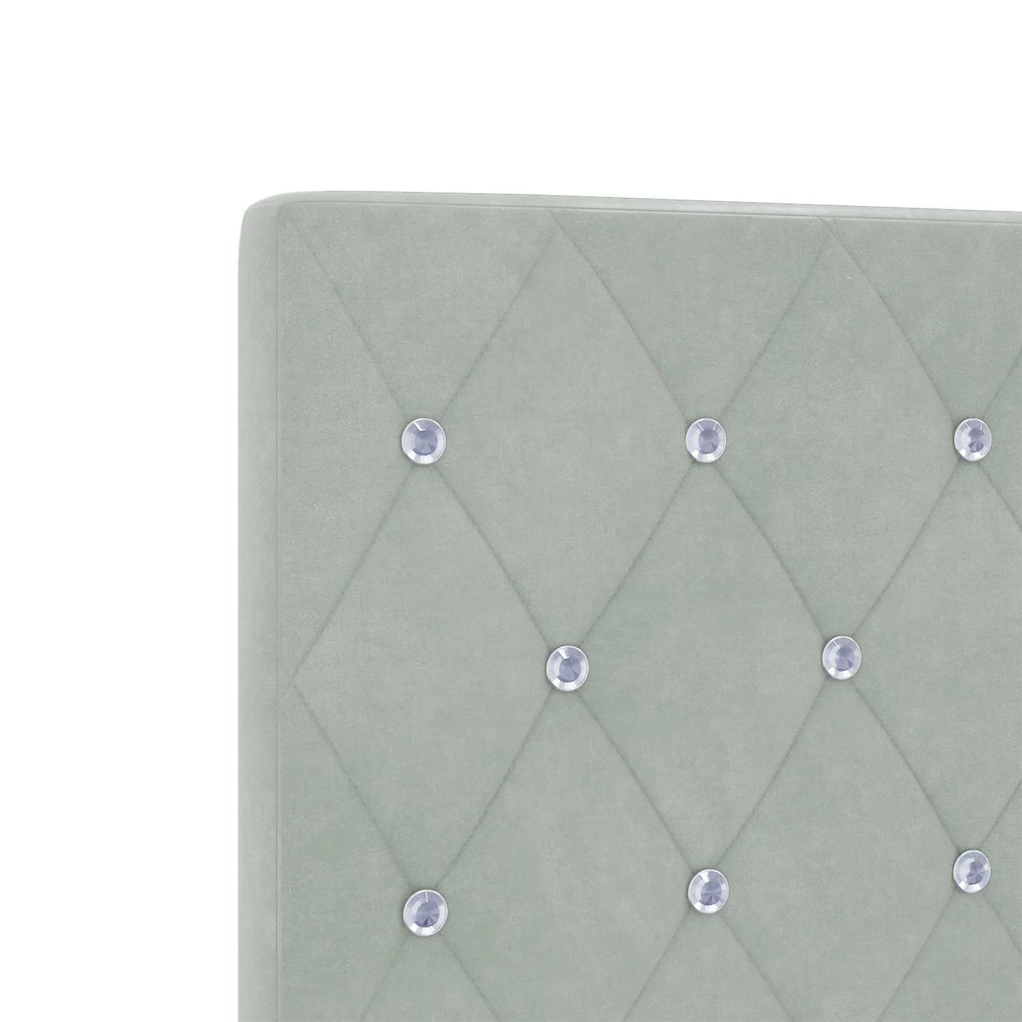 vidaXL Κρεβάτι box spring με στρώμα Ανοιχτό γκρι 120 x 200 cm Βελούδο
