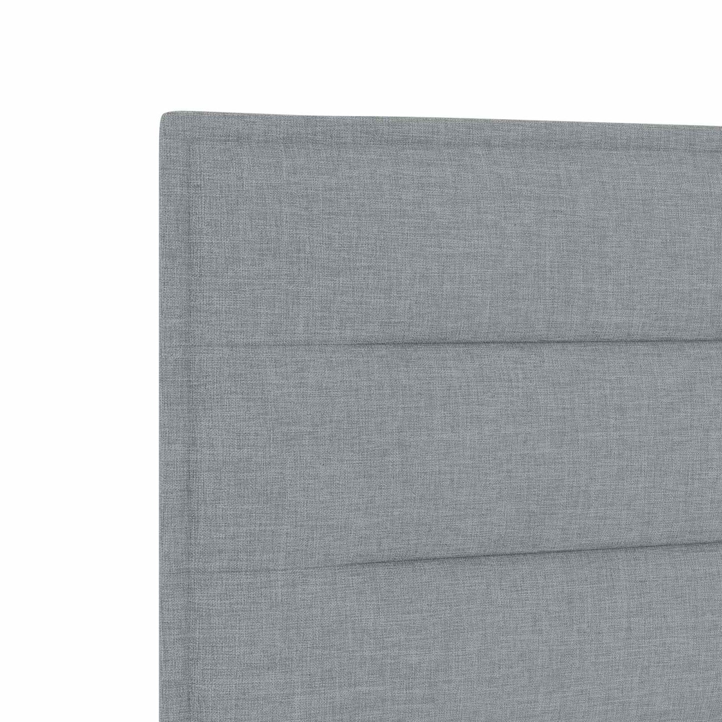 vidaXL Κρεβάτι box spring με στρώμα Ανοιχτό γκρι 140 x 200 cm Ύφασμα
