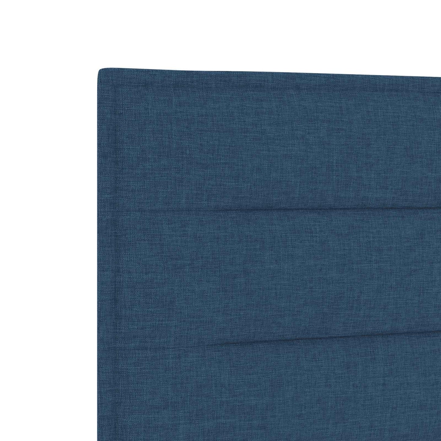 vidaXL Κρεβάτι box spring με στρώμα Μπλε 140 x 200 cm Ύφασμα