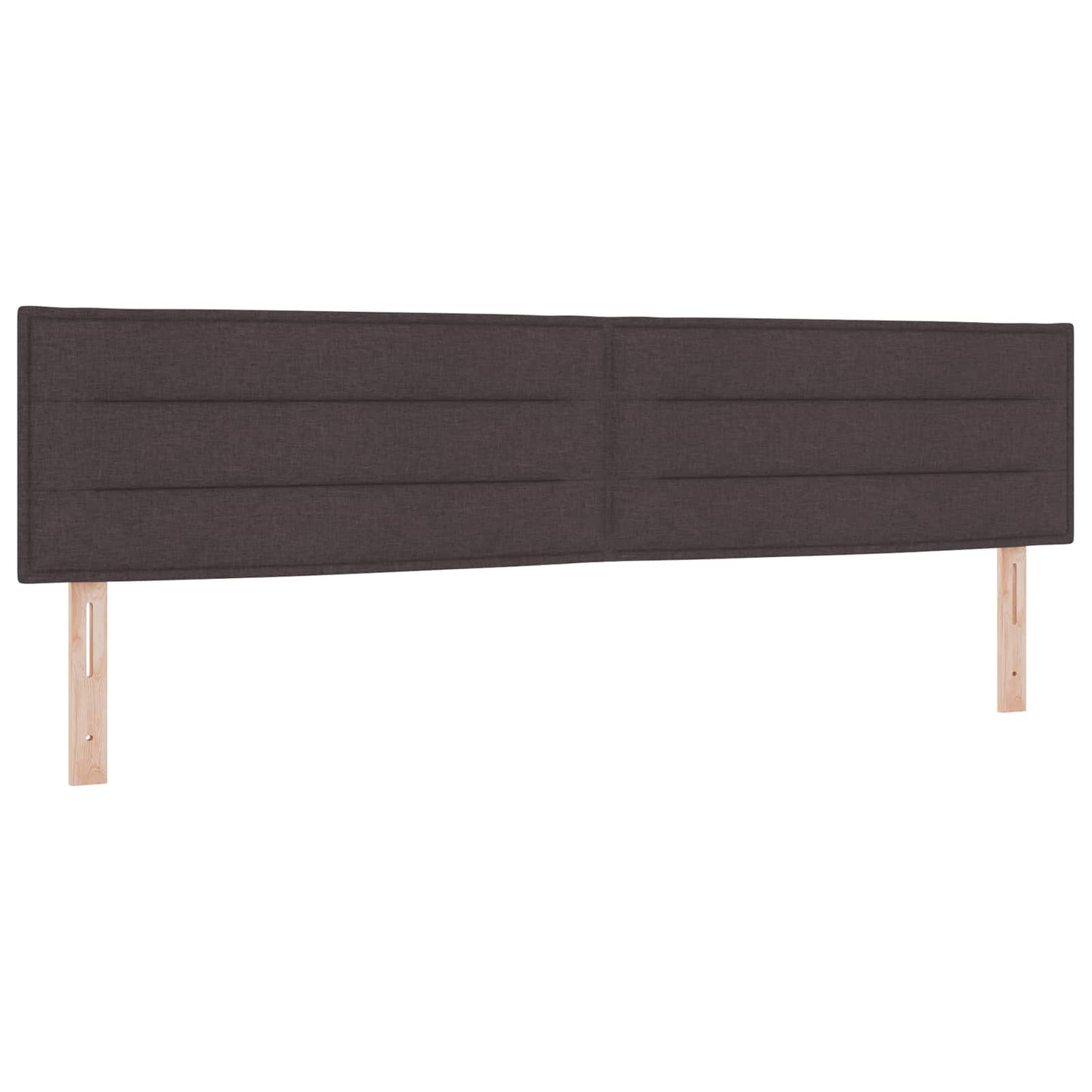 vidaXL Κρεβάτι box spring με στρώμα Σκούρο Καφέ 200 x 200 cm Ύφασμα