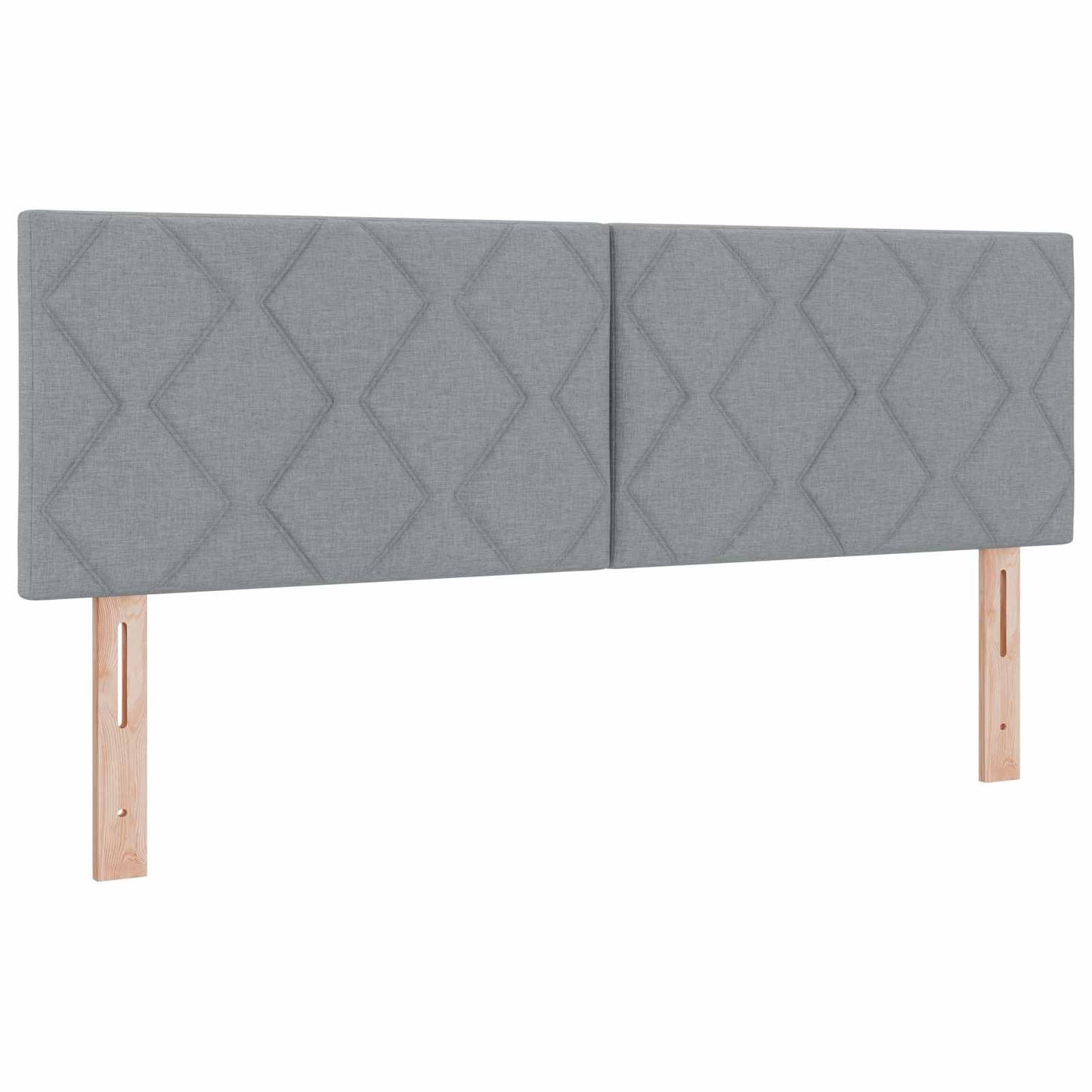vidaXL Κρεβάτι Box Spring με Στρώμα και LED Ανοιχτό γκρι 140 x 190 cm