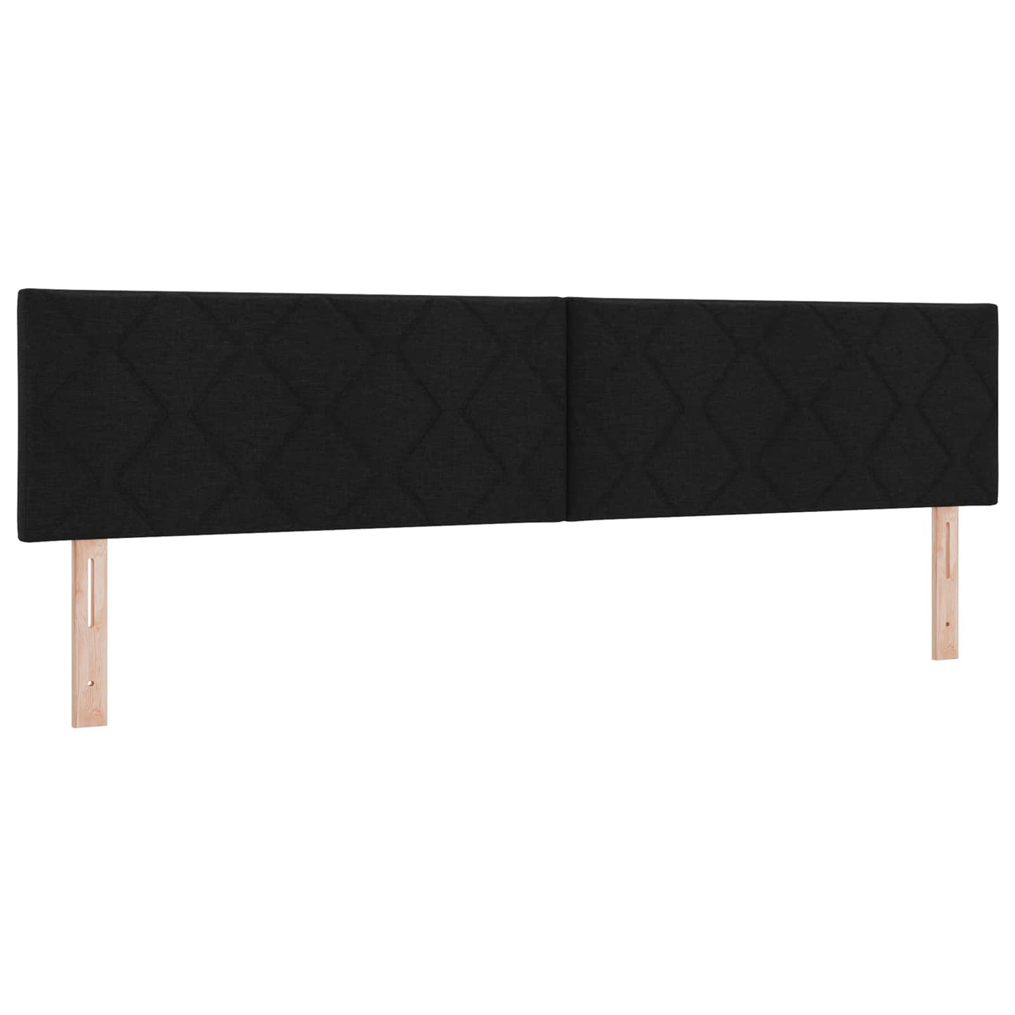 vidaXL Κρεβάτι Box Spring με Στρώμα και LED Μαύρο 200 x 200 cm Ύφασμα